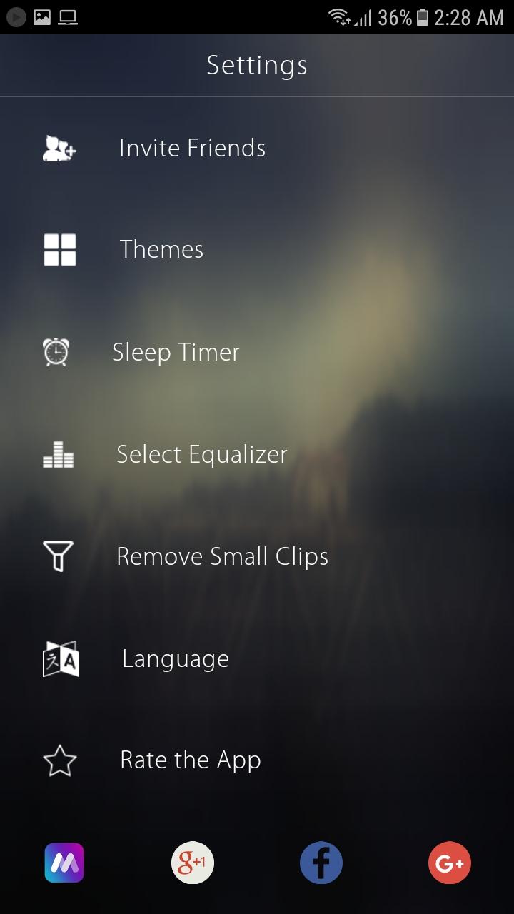اسکرین شات 4 برنامه Mp3 Player
