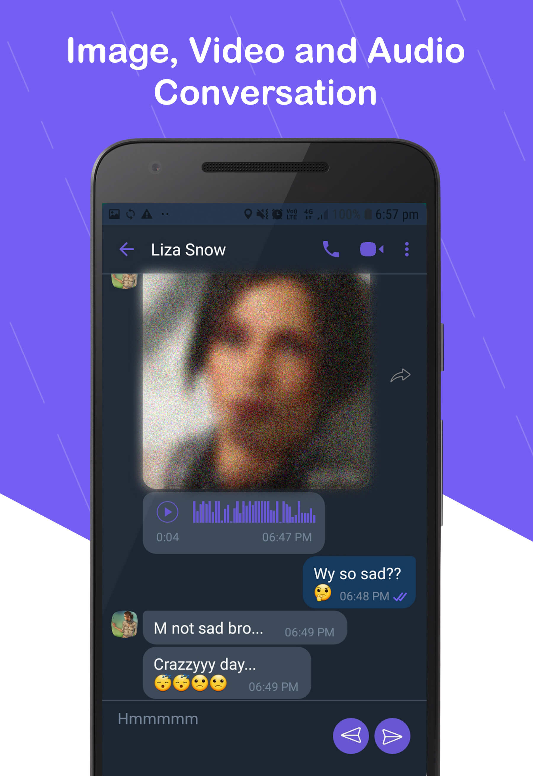 اسکرین شات 3 برنامه Fake Chat Maker - Wowber Prank