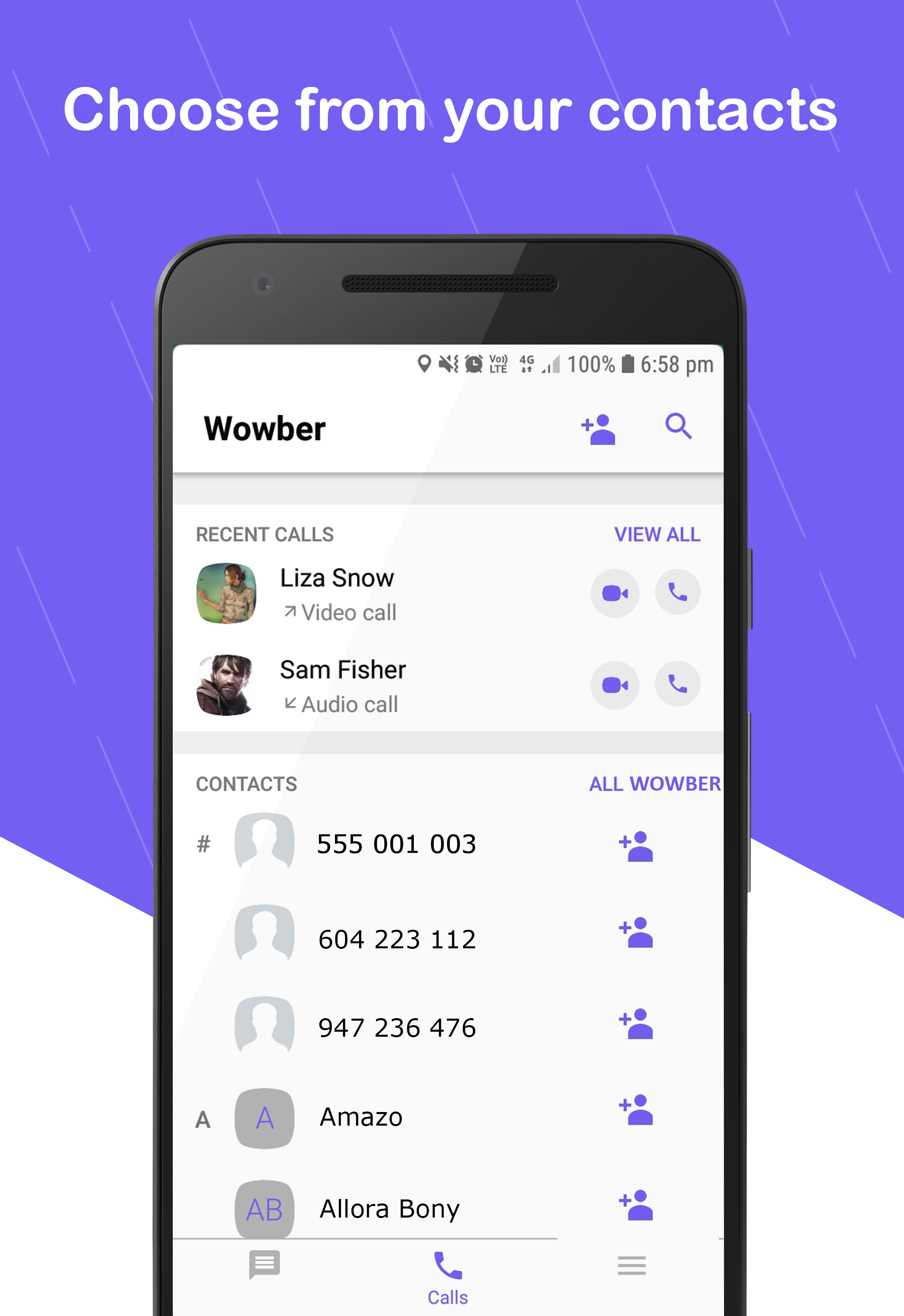 اسکرین شات 2 برنامه Fake Chat Maker - Wowber Prank