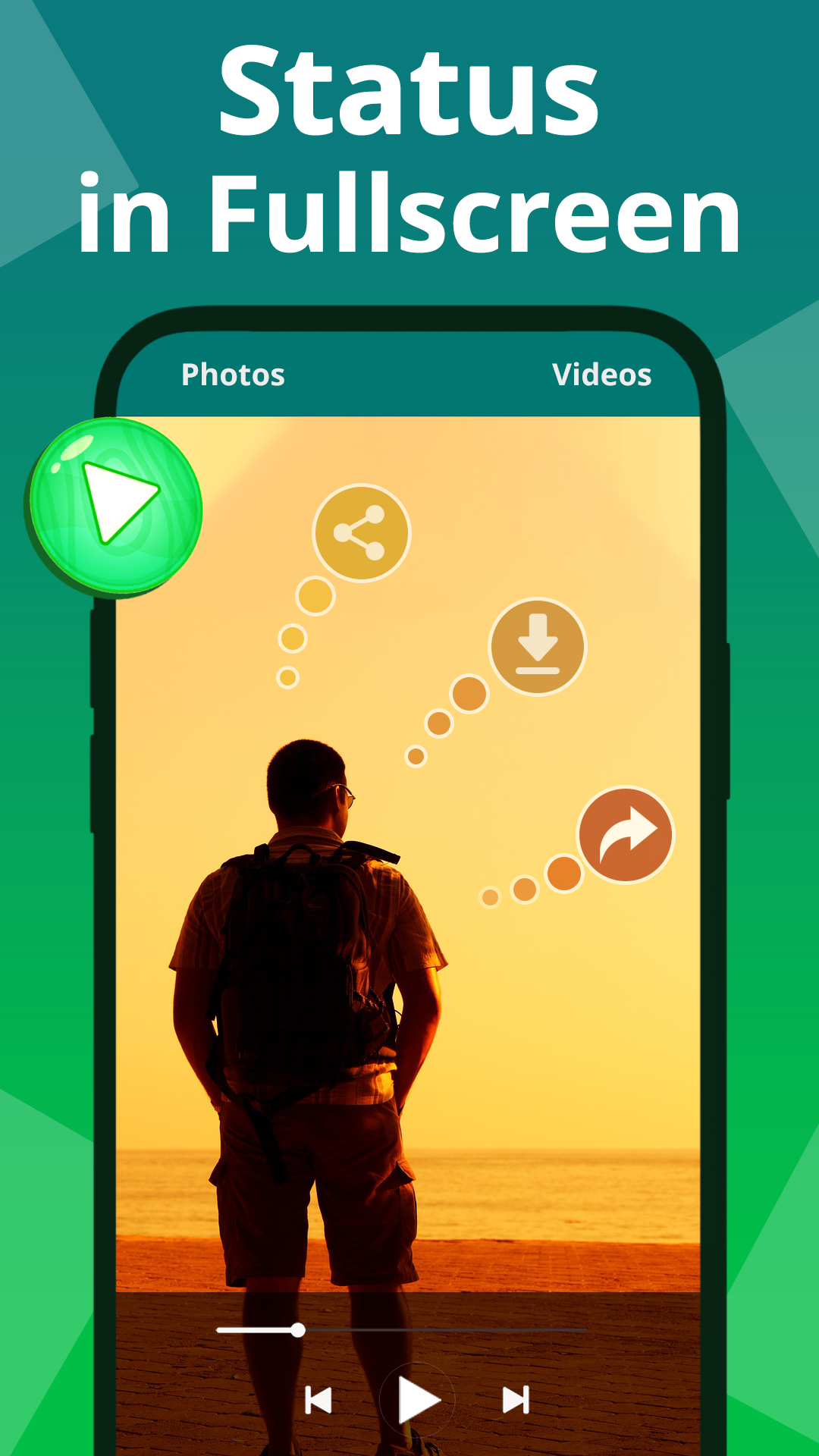 اسکرین شات 8 برنامه Status Saver Video Downloader