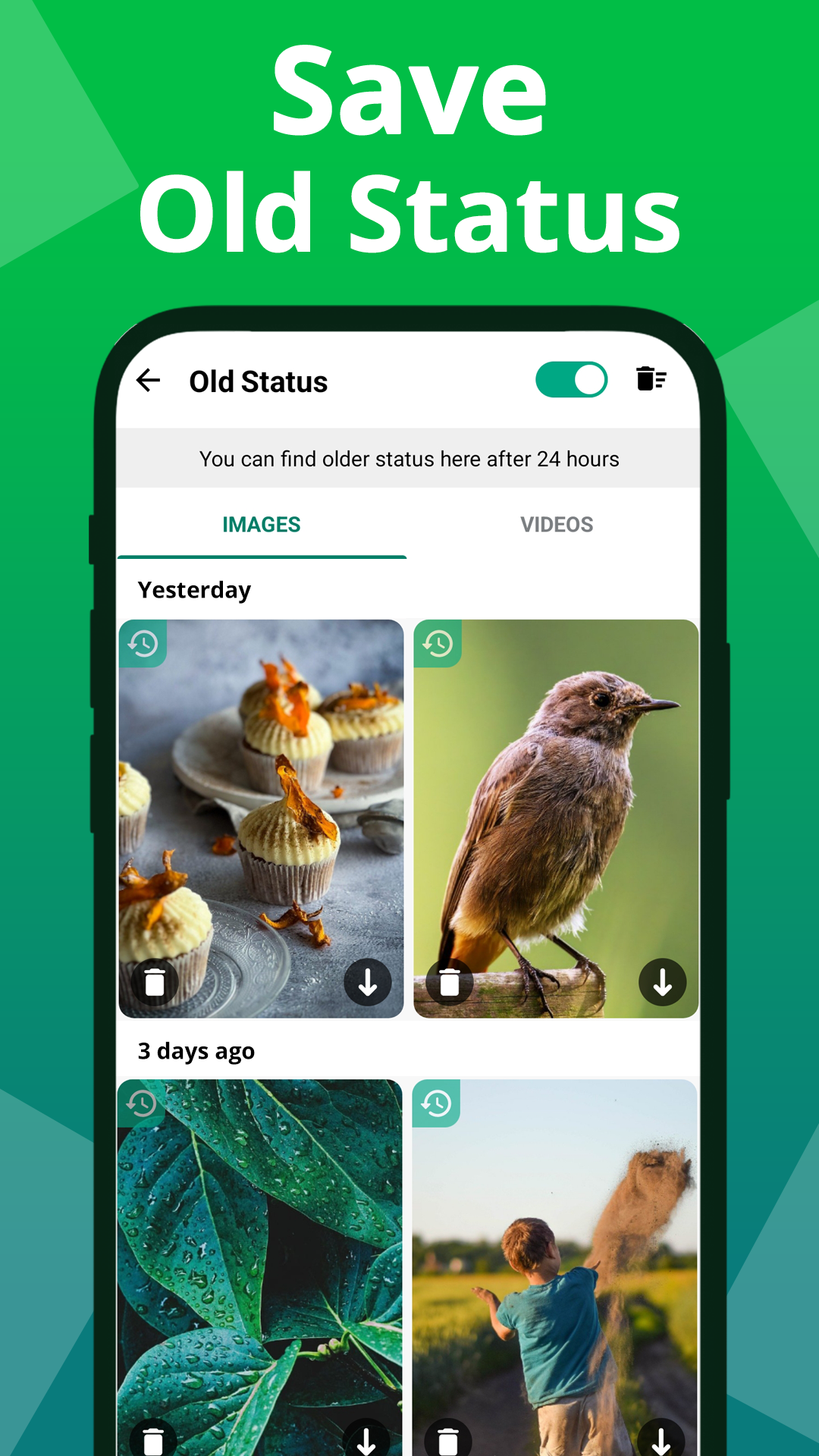 اسکرین شات 3 برنامه Status Saver Video Downloader
