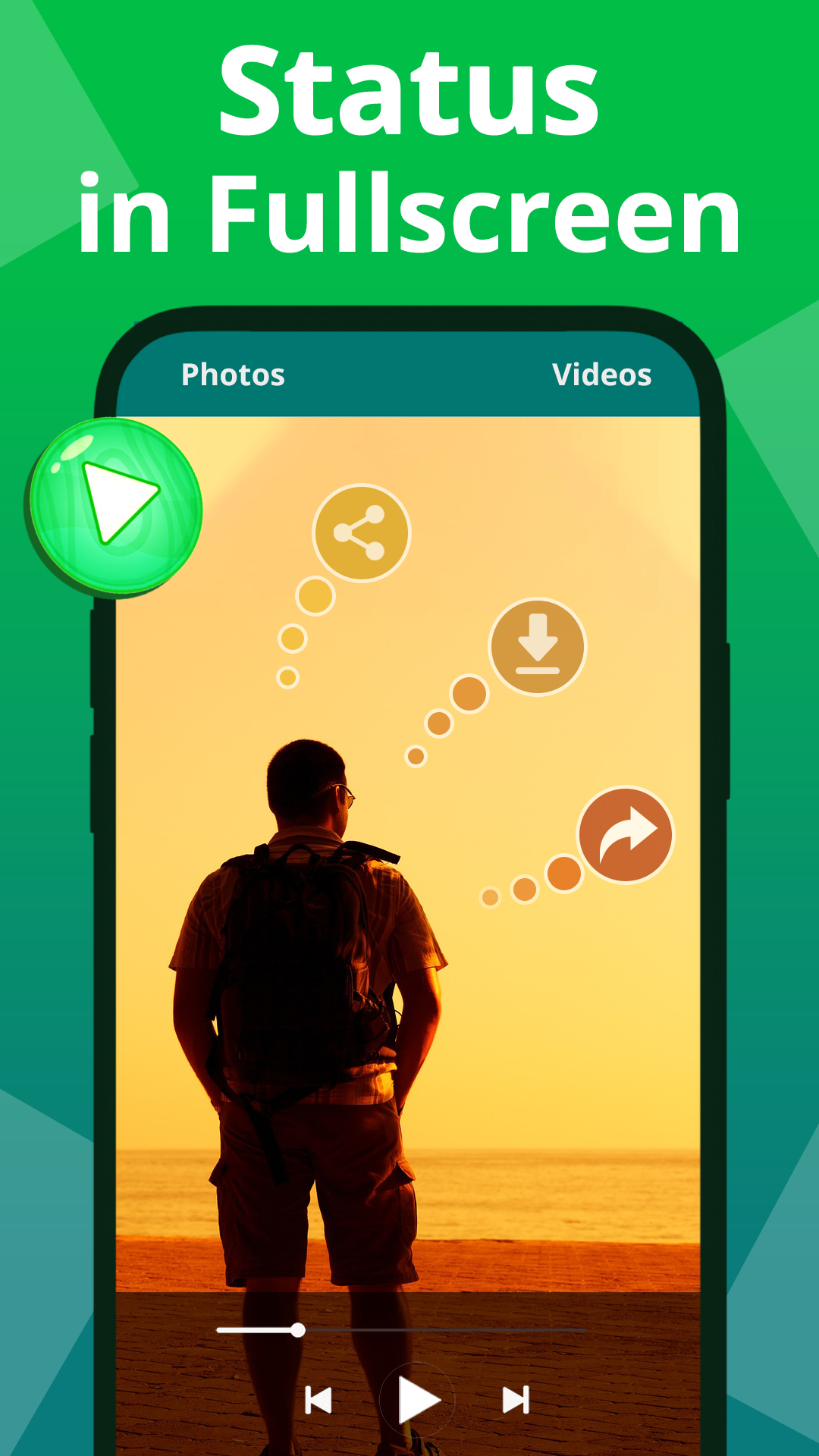 اسکرین شات 7 برنامه Status Saver Video Downloader