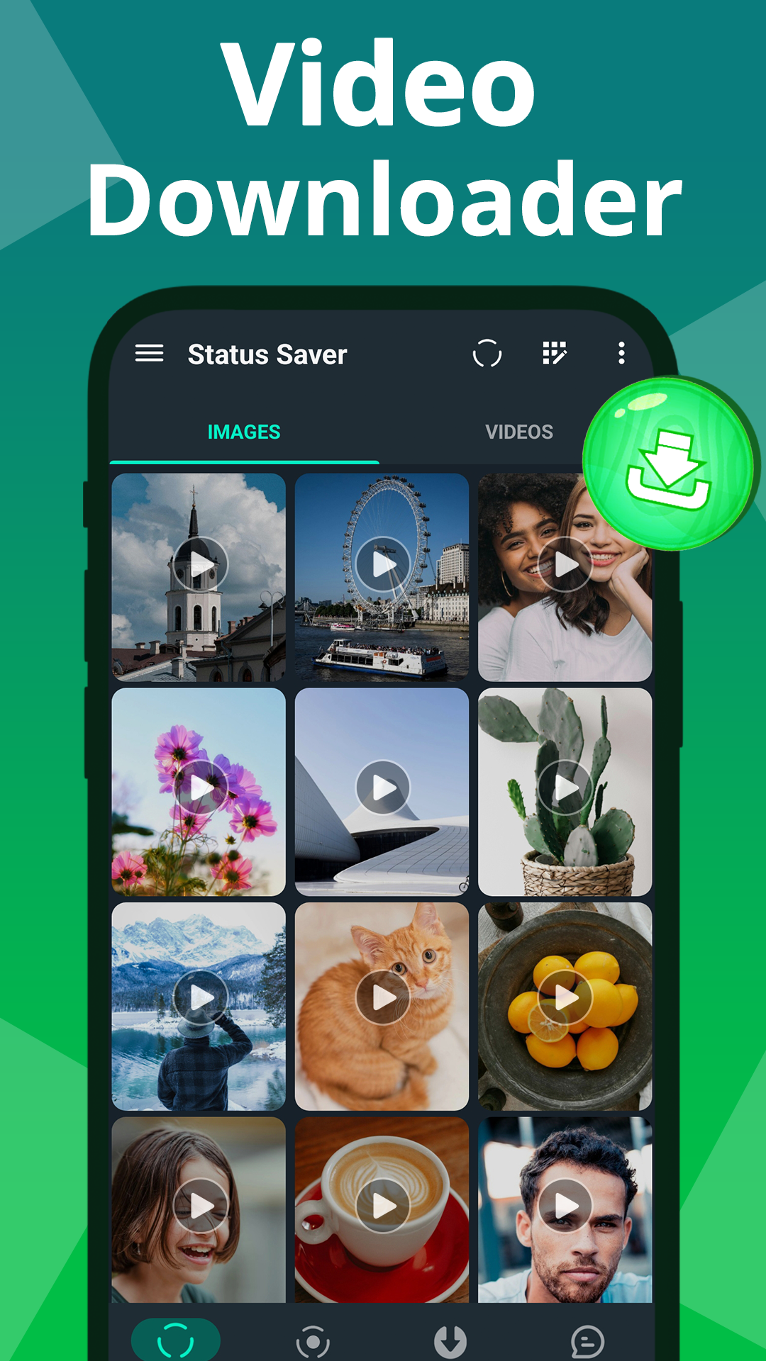 اسکرین شات 2 برنامه Status Saver Video Downloader
