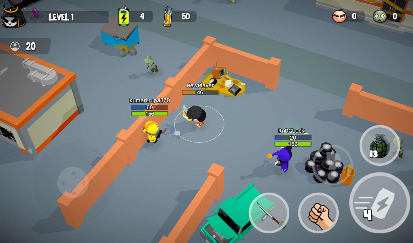 اسکرین شات 2 بازی Zombie Royale io Offline Game