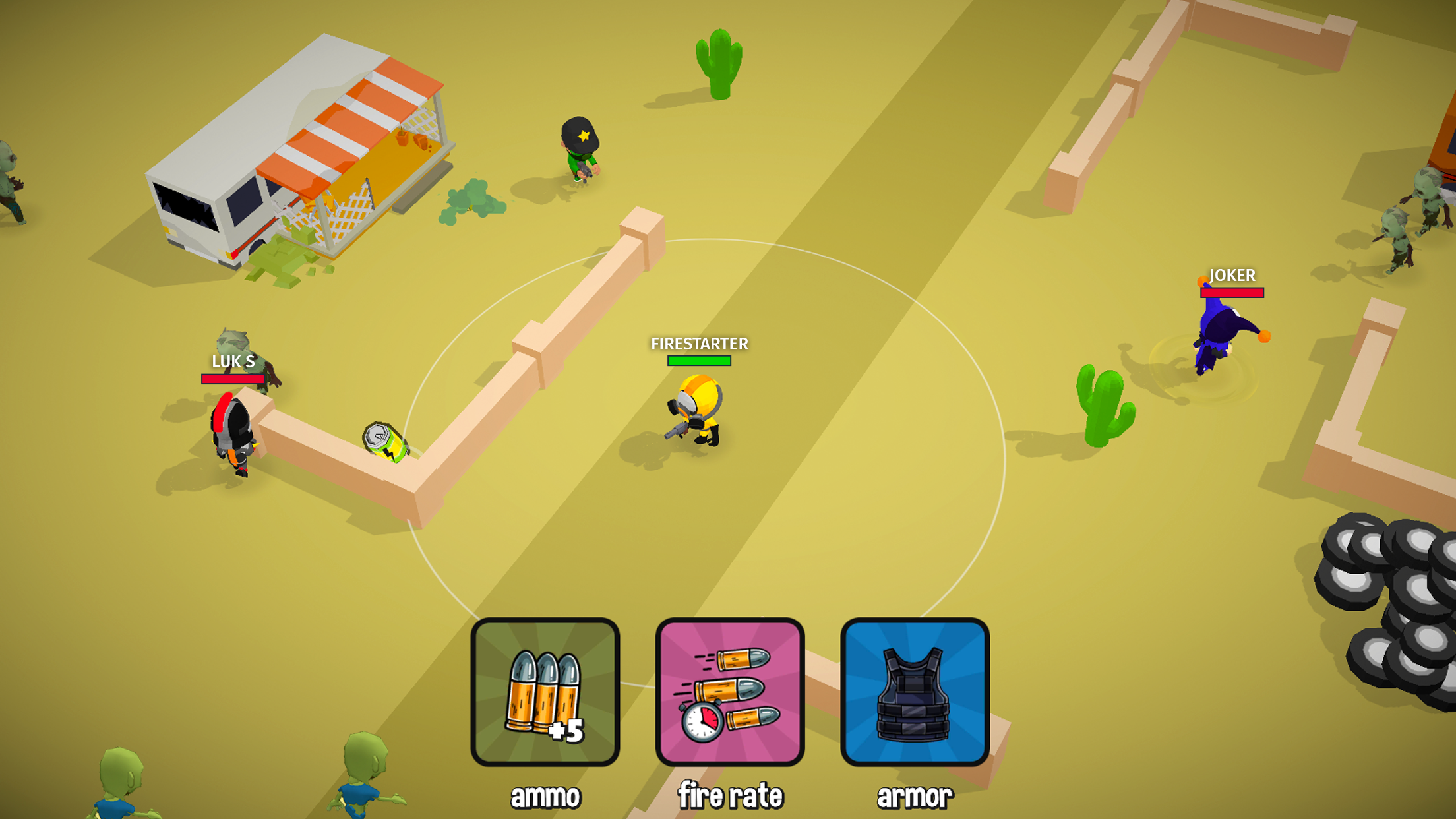 اسکرین شات 3 بازی Zombie Royale io Offline Game