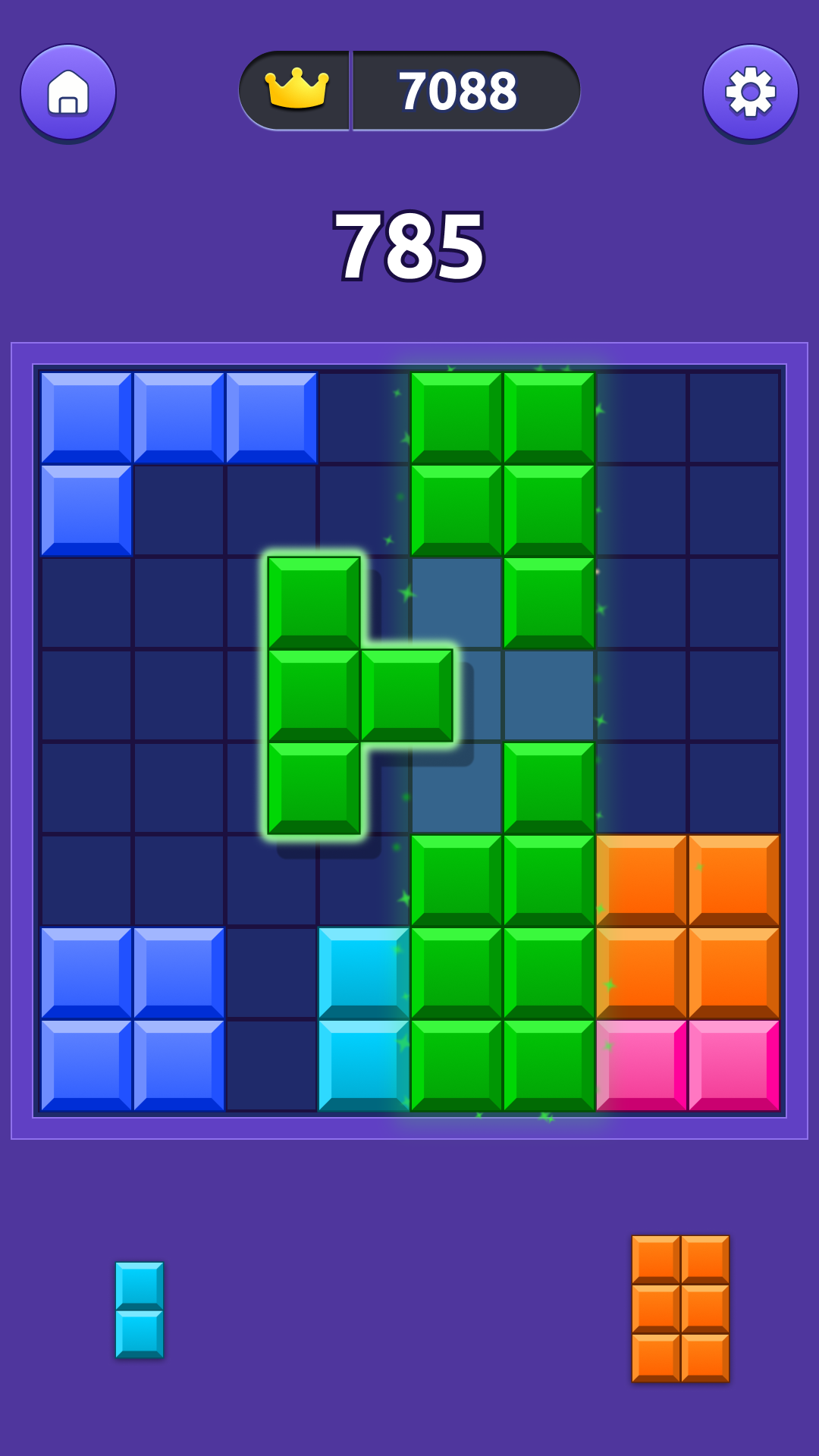 اسکرین شات 2 بازی Block Blitz: Puzzle Adventure