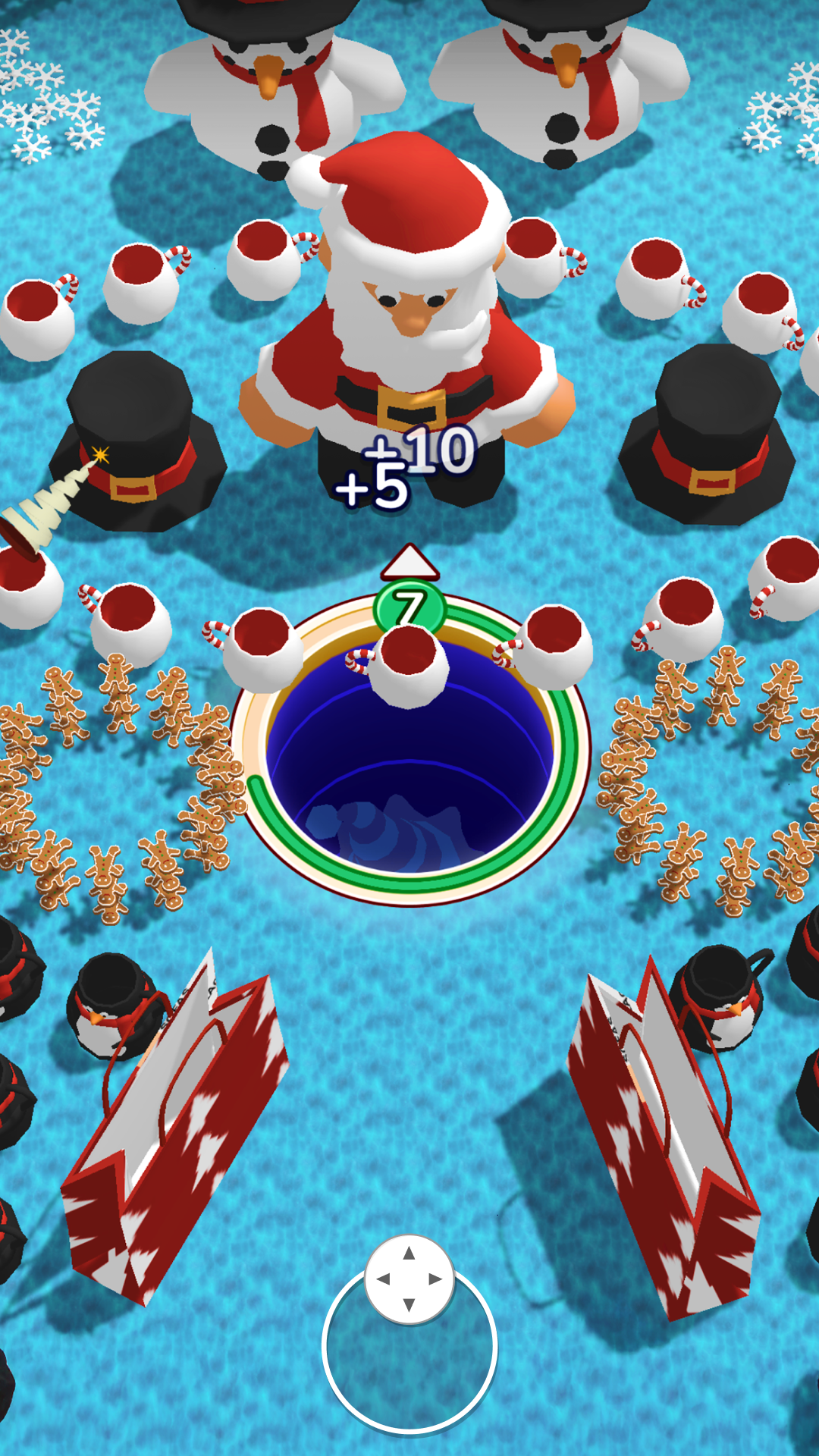 اسکرین شات 4 بازی Hole Rush: Eat All Puzzle