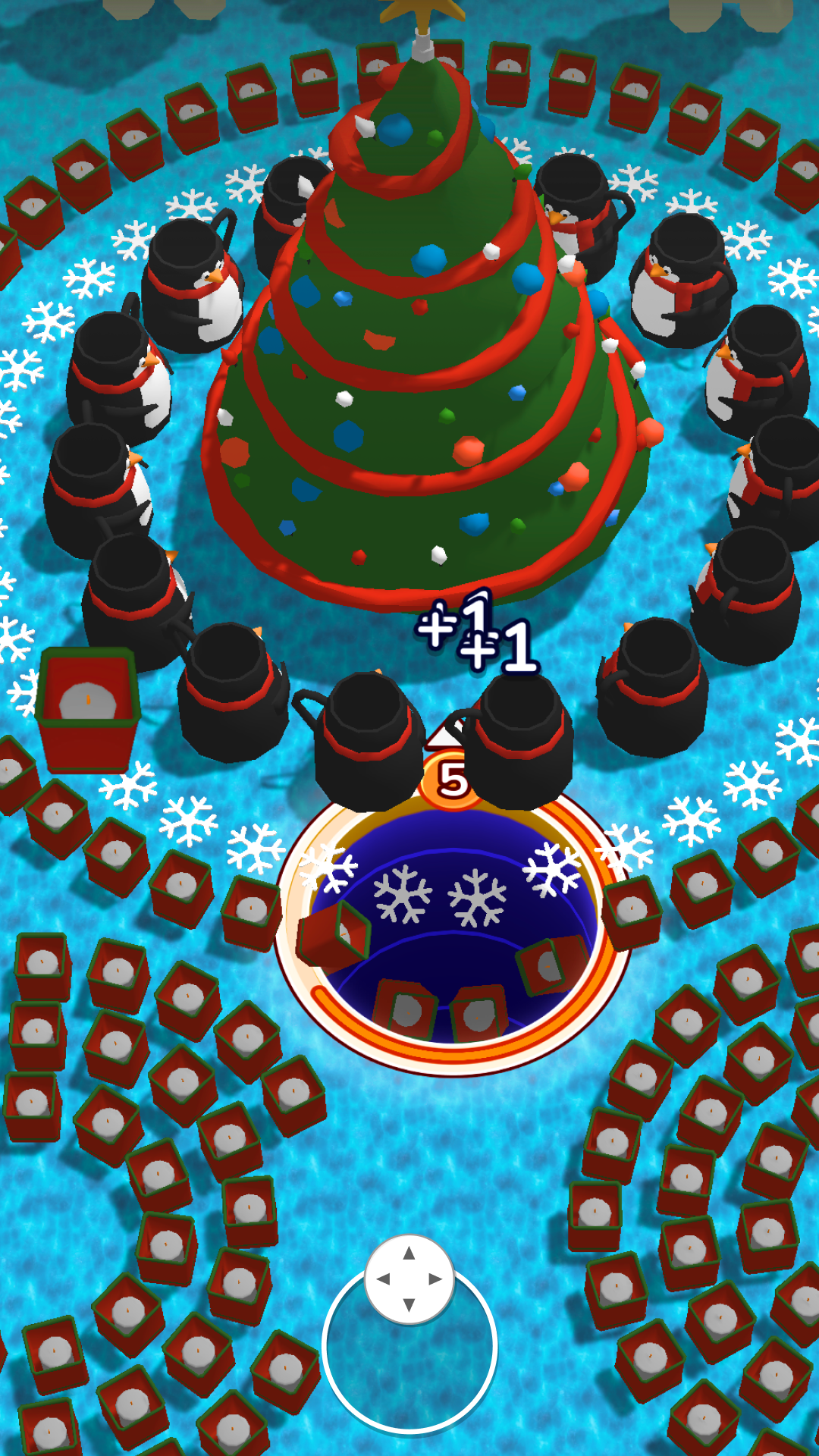 اسکرین شات 1 بازی Hole Rush: Eat All Puzzle