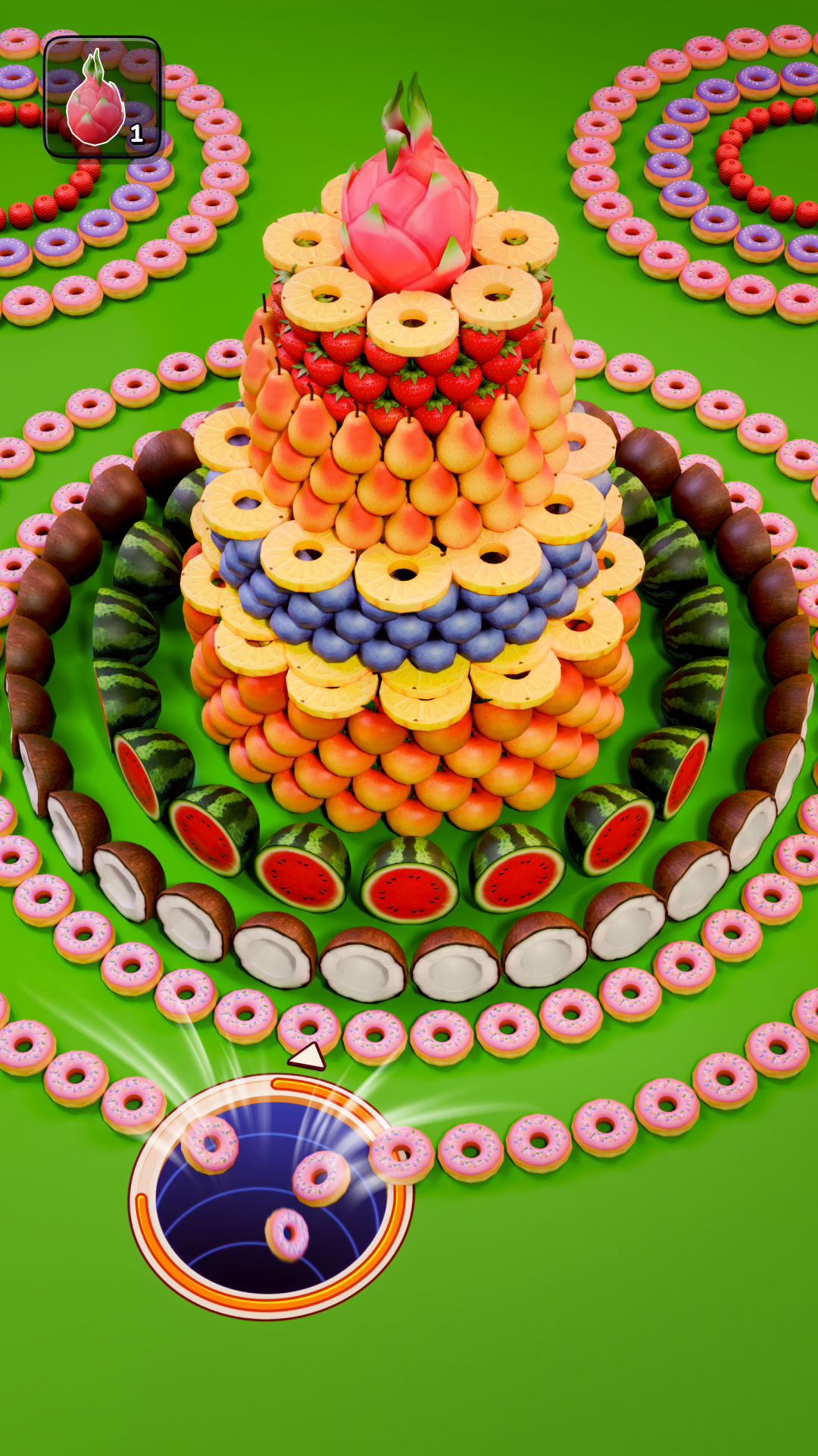 اسکرین شات 1 بازی Hole Rush: Eat All Puzzle