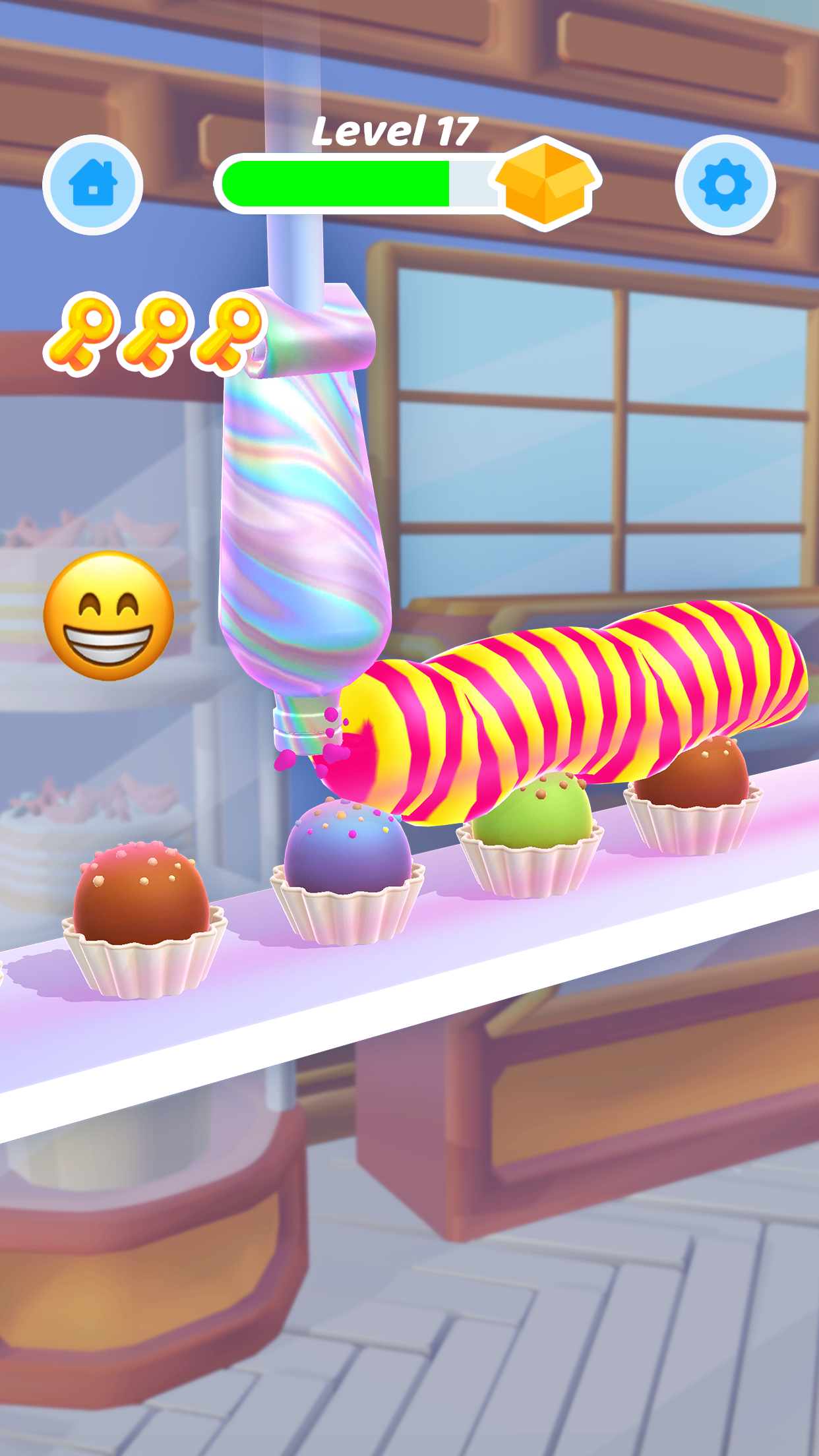 اسکرین شات 3 بازی Perfect Cream: Icing Cake Game