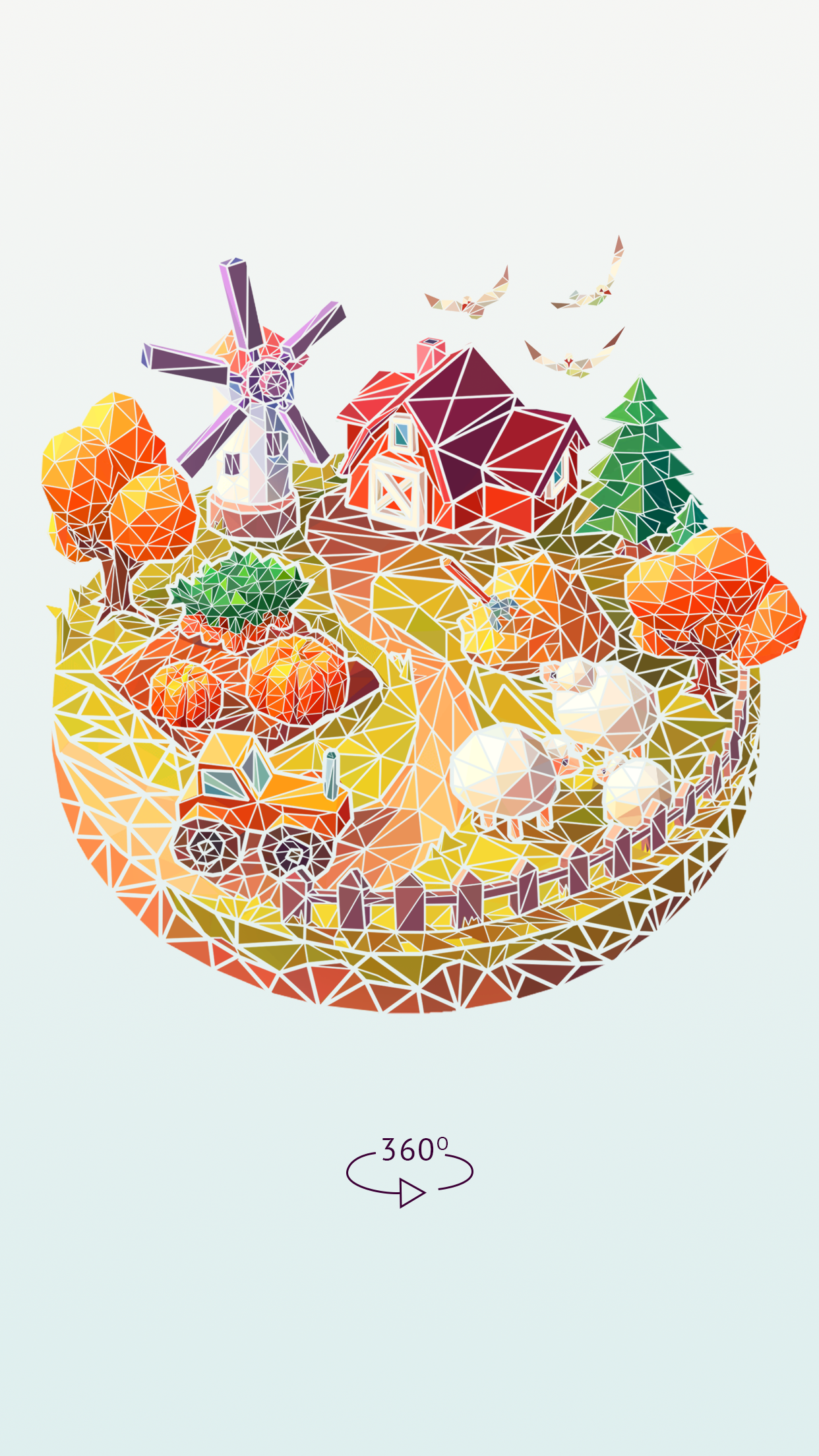 اسکرین شات 4 بازی Polysphere: Art Puzzle Game