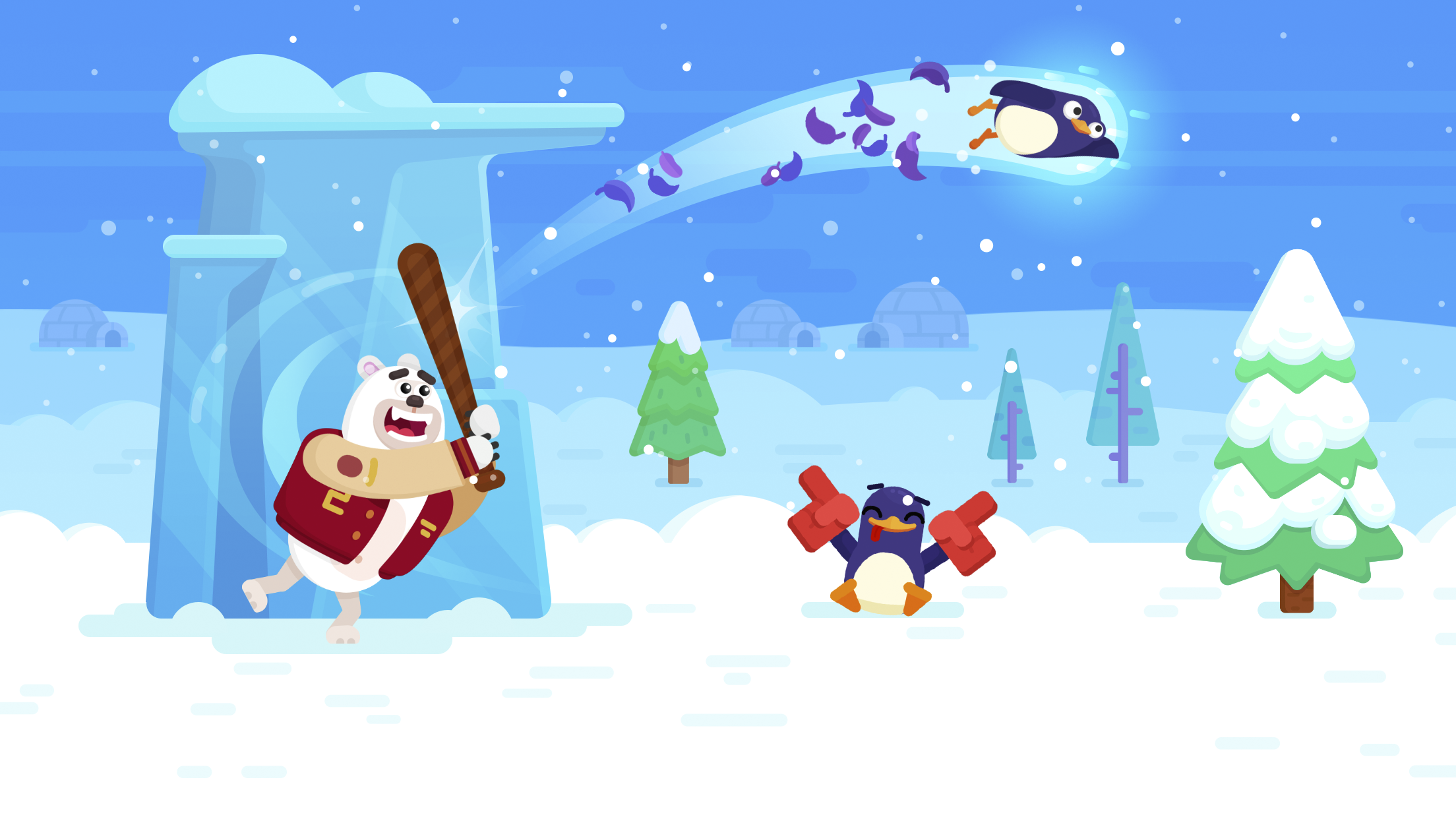 اسکرین شات 2 بازی Bouncemasters: Penguin Games