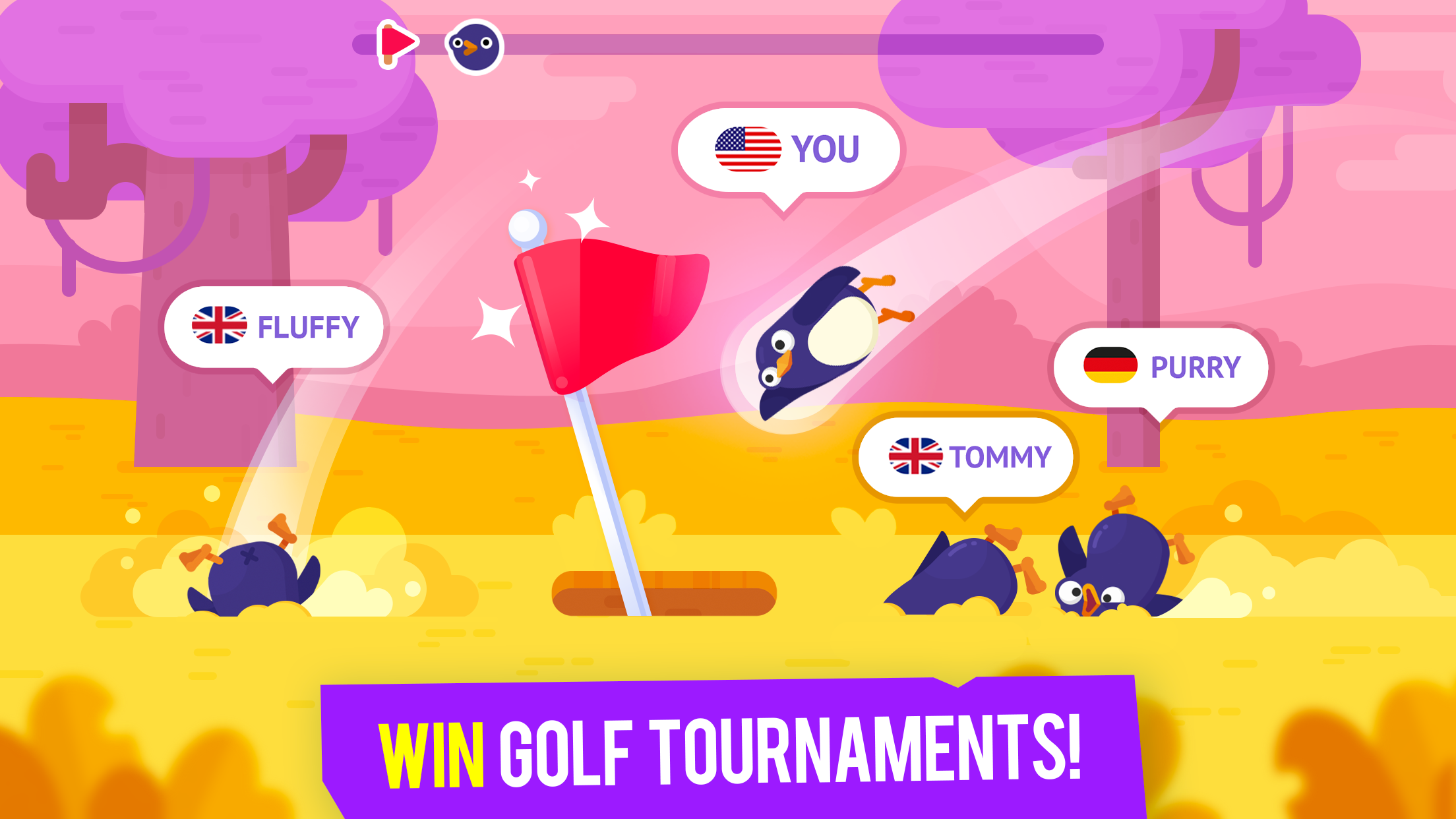 اسکرین شات 3 بازی Golfmasters - Fun Golf Game