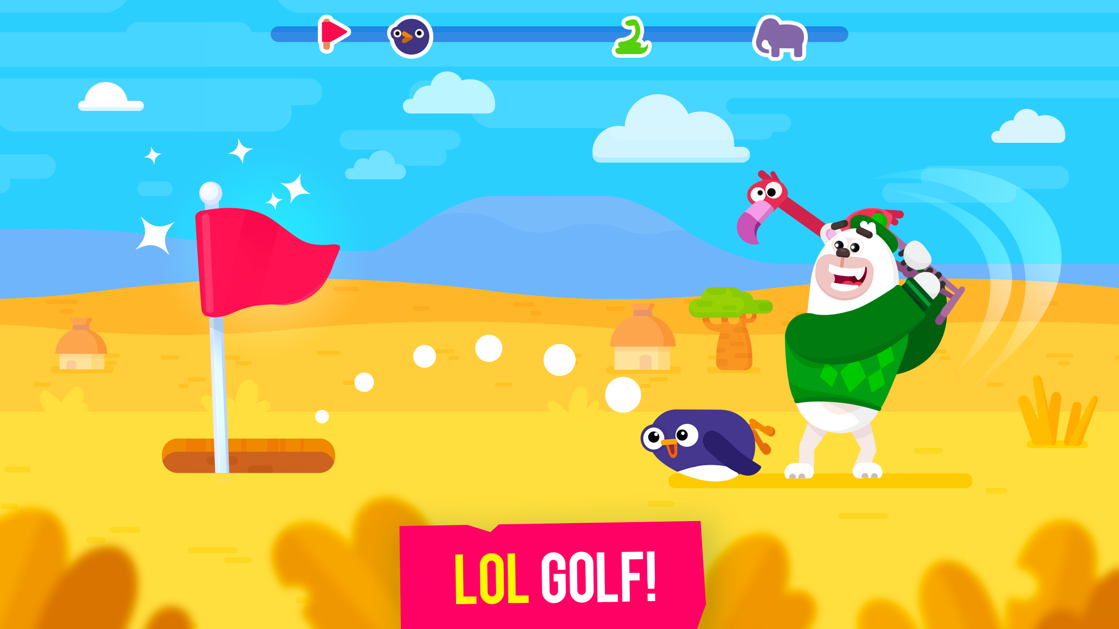 اسکرین شات 1 بازی Golfmasters - Fun Golf Game