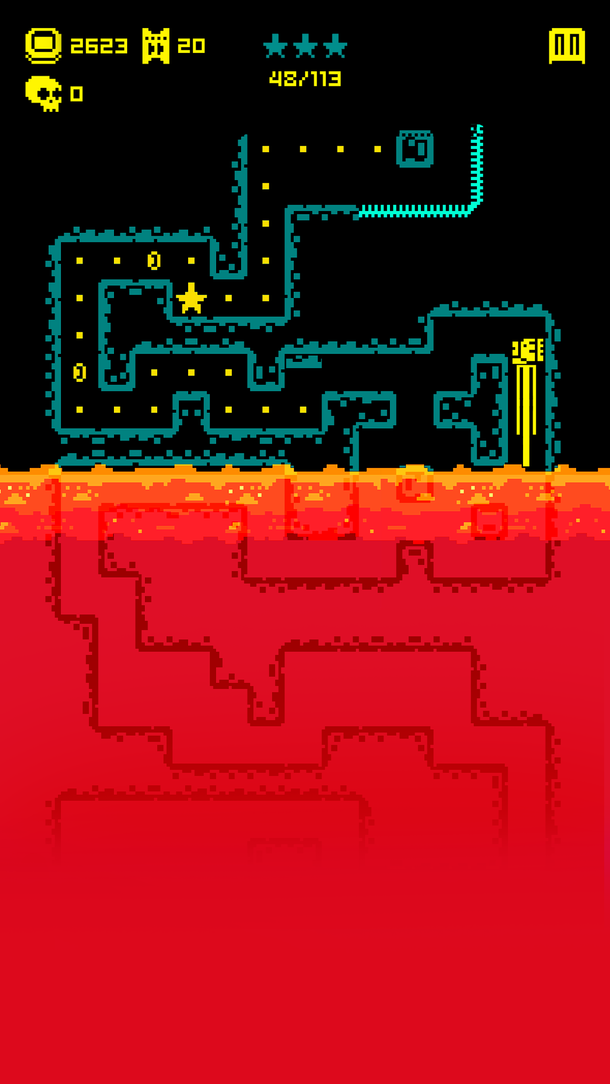 اسکرین شات 5 بازی Tomb of the Mask: Old Maze