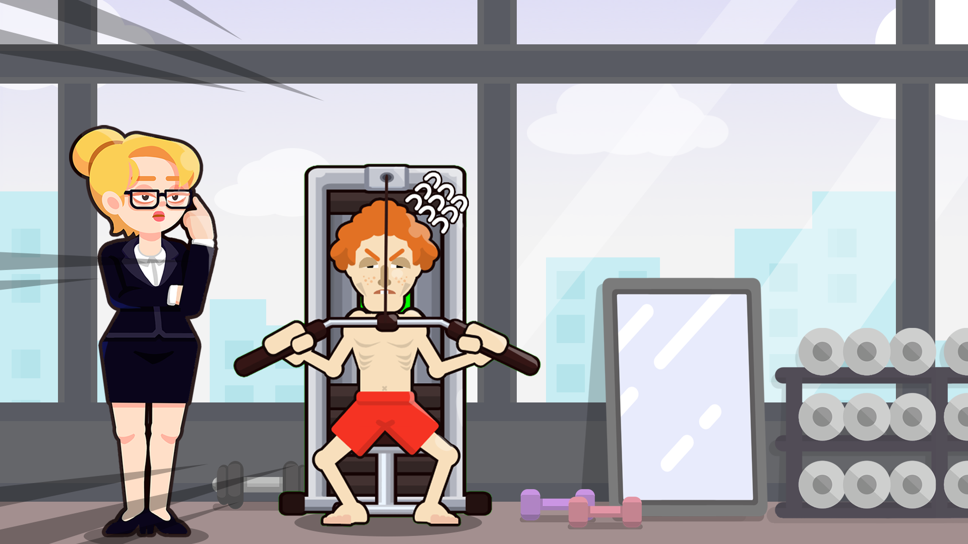 اسکرین شات 1 بازی Idle Bodybuilder Manager