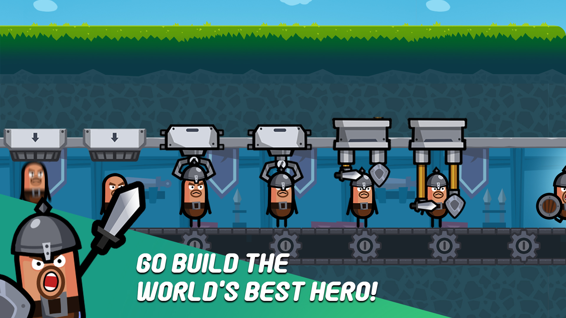 اسکرین شات 1 بازی Hero Factory - Idle tycoon
