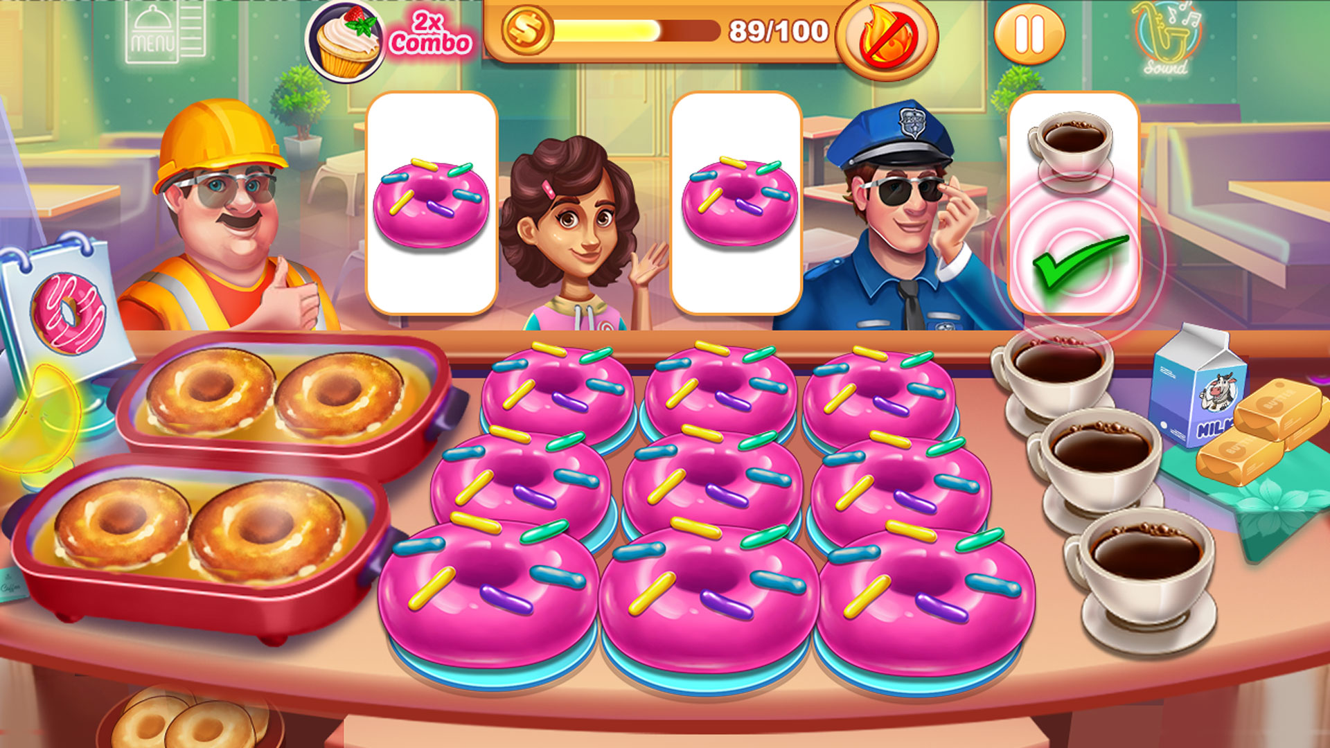 اسکرین شات 3 بازی Cooking Shop : Chef Restaurant