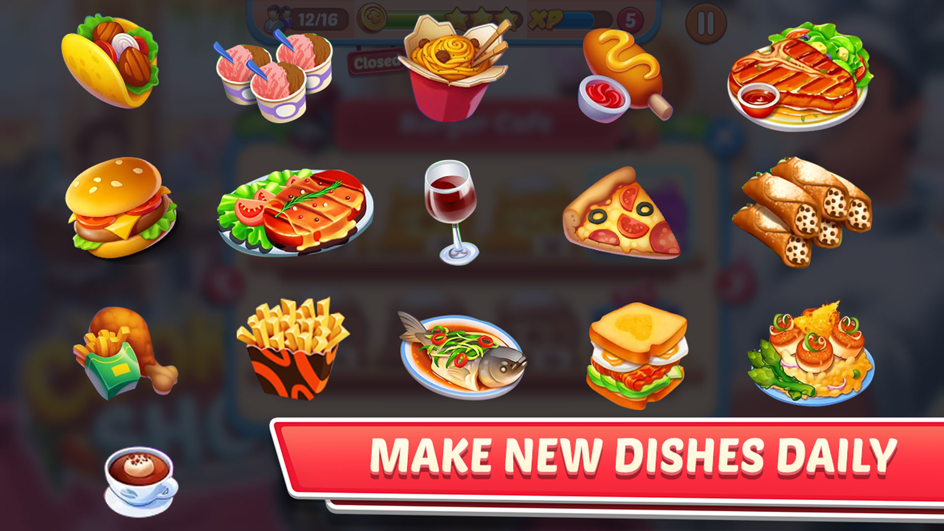 اسکرین شات 8 بازی Cooking Shop : Chef Restaurant