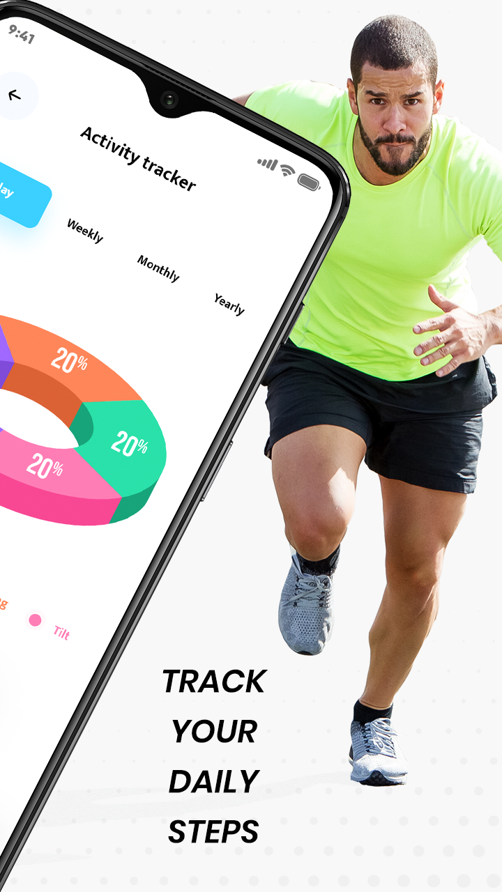 اسکرین شات 3 برنامه Step Counter & Calorie Counter