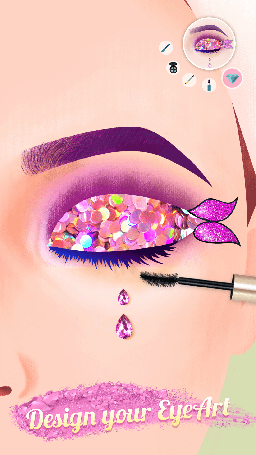 اسکرین شات 2 برنامه Eye Art: Perfect Makeup Artist