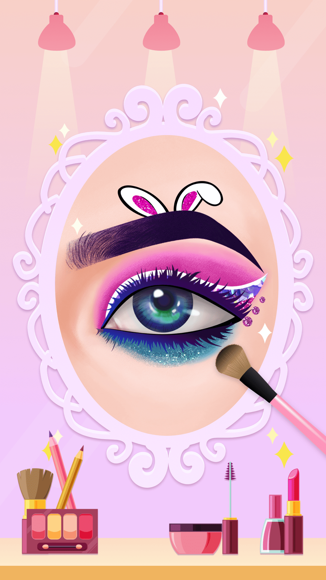 اسکرین شات 1 برنامه Eye Art: Perfect Makeup Artist