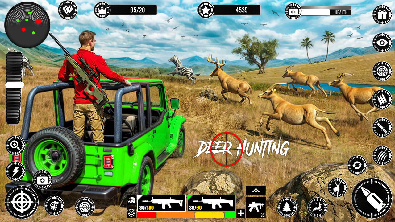 اسکرین شات 1 بازی Jungle Deer Hunting Games