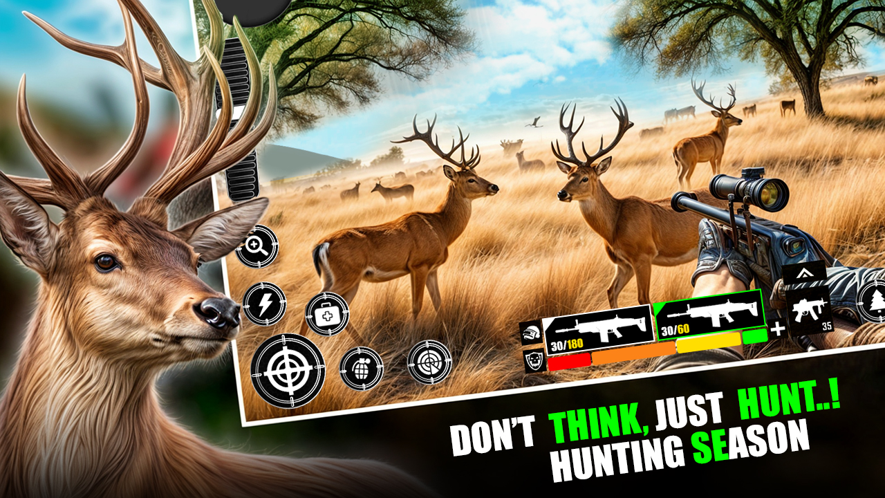اسکرین شات 4 بازی Jungle Deer Hunting Games