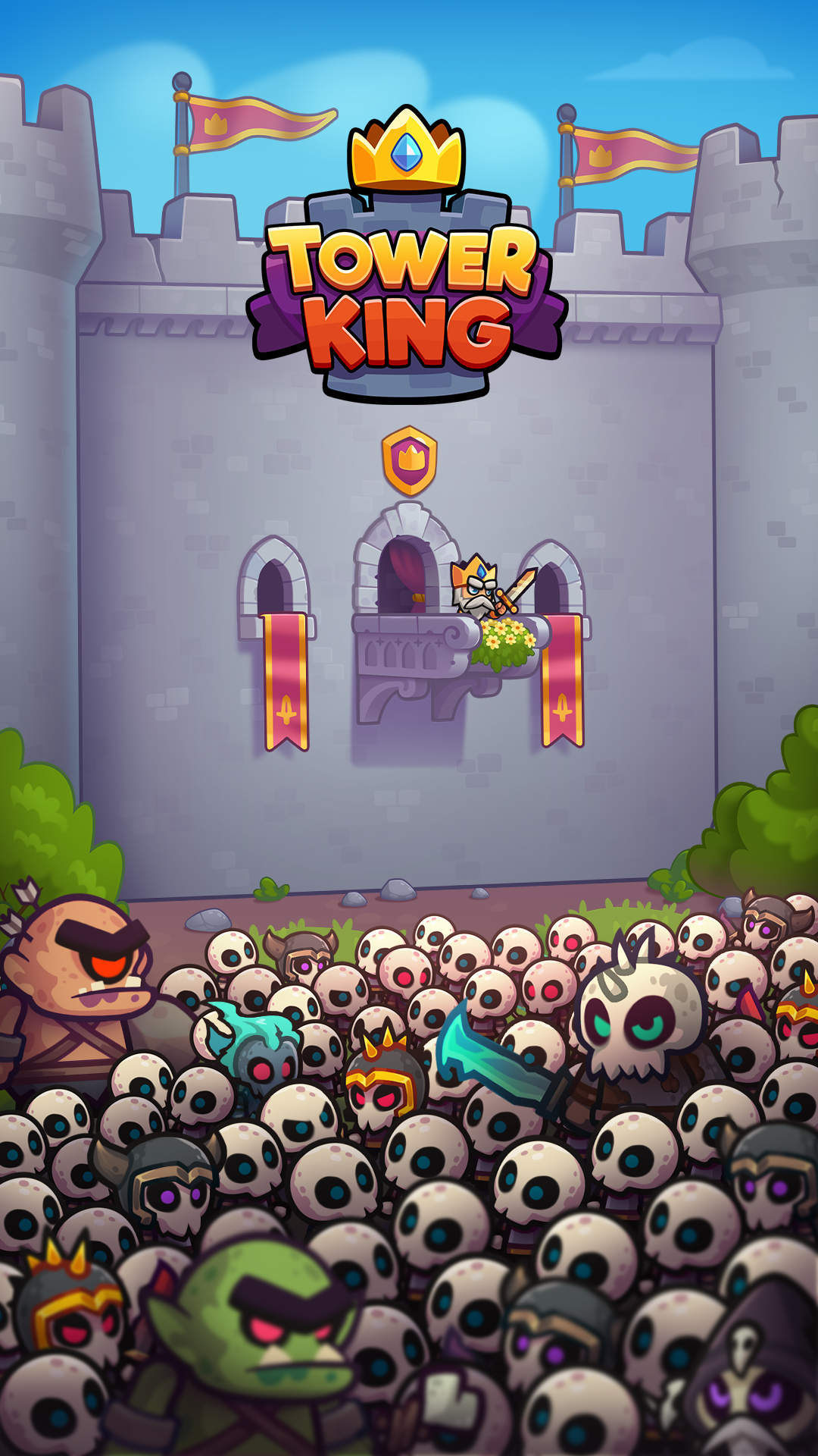 اسکرین شات 1 بازی Tower King: Defense game