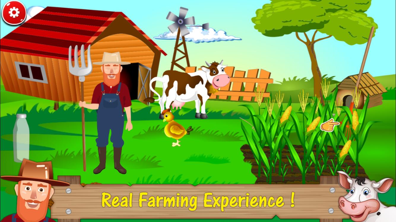 اسکرین شات 1 بازی Cow Farm - Farming Games