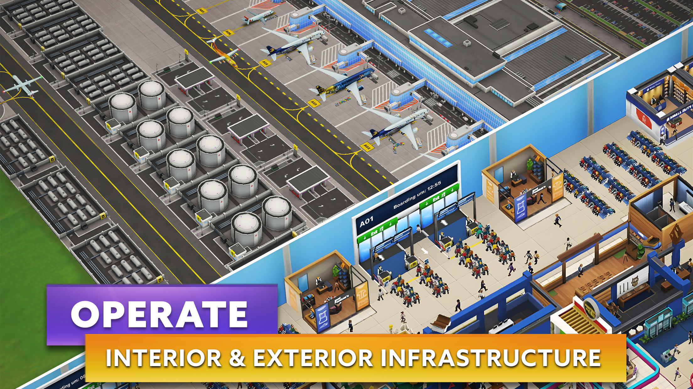 اسکرین شات 4 بازی Airport Simulator: Plane City