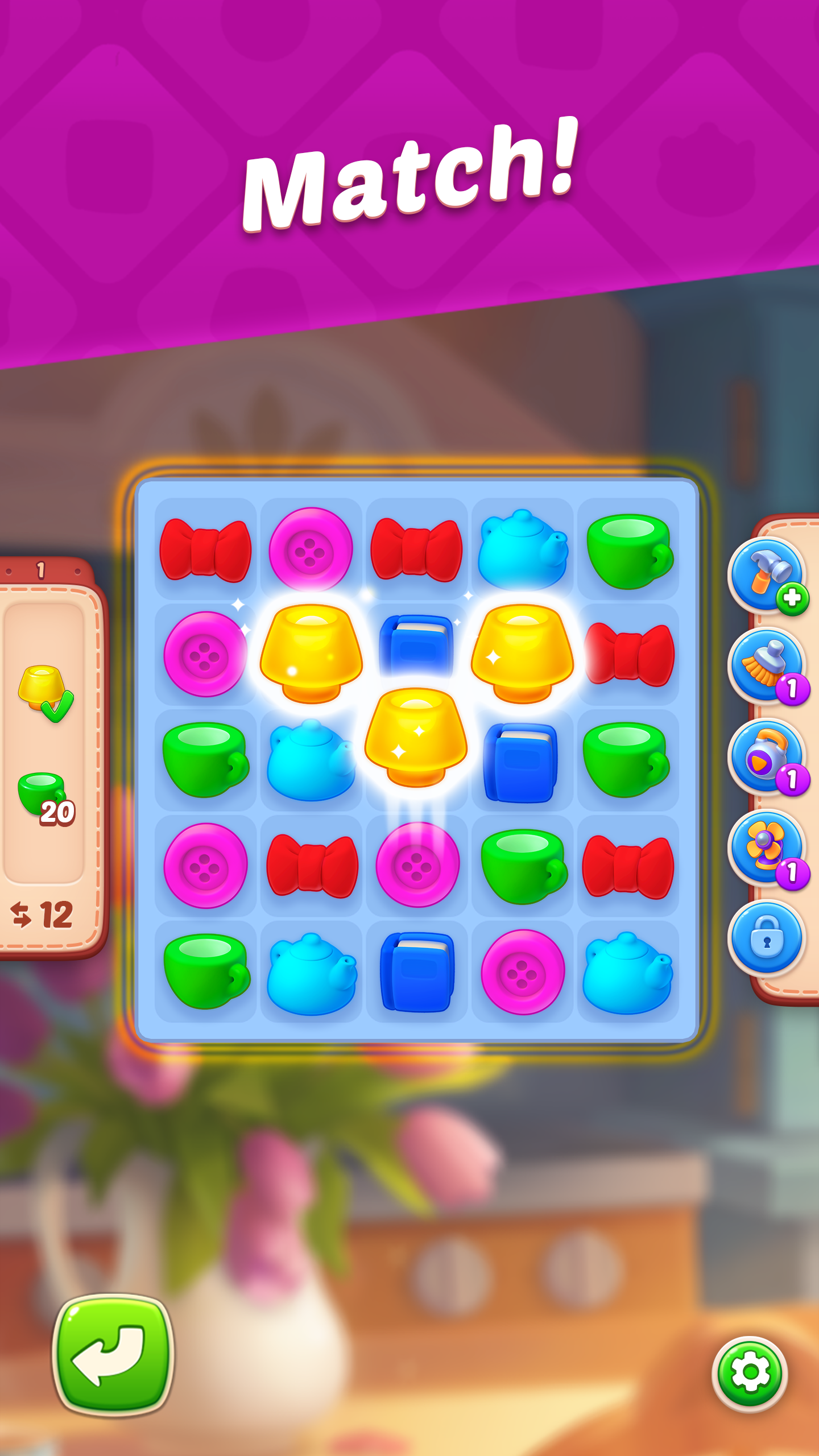 اسکرین شات 3 بازی هوم اسکیپ (homescapes)