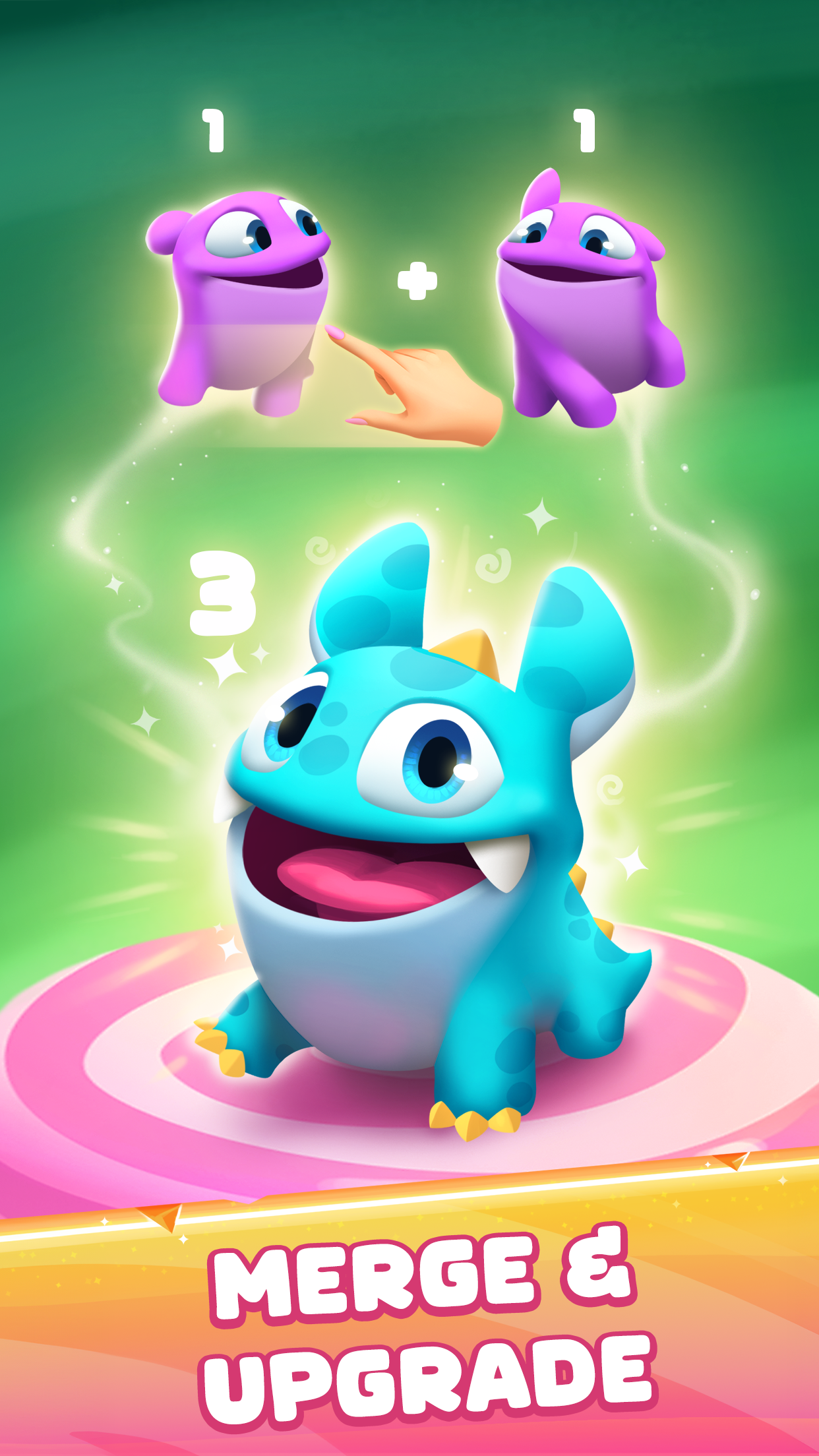 اسکرین شات 2 بازی Candy Critters: Idle Merge