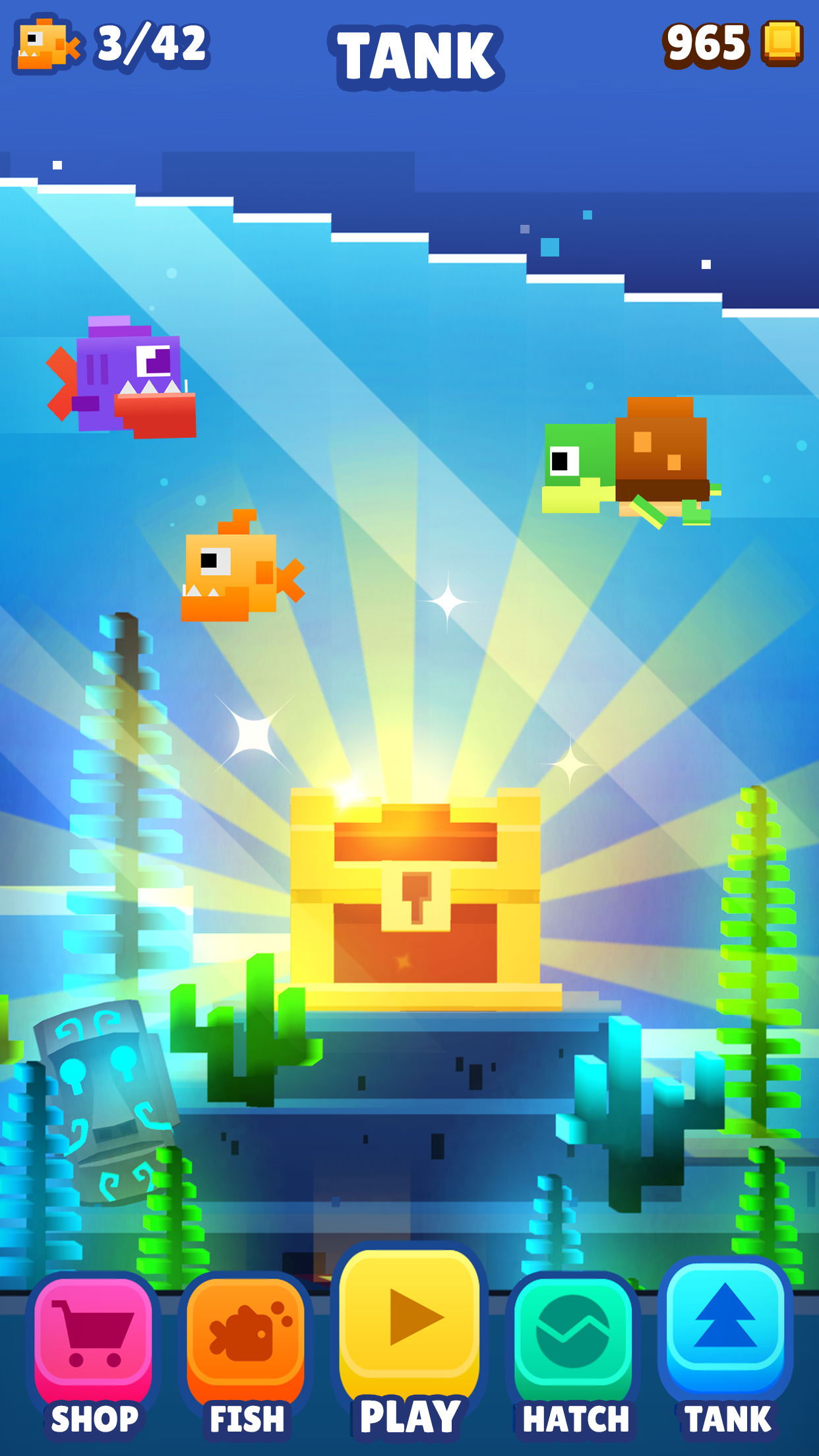 اسکرین شات 3 بازی Fishy Bits 2