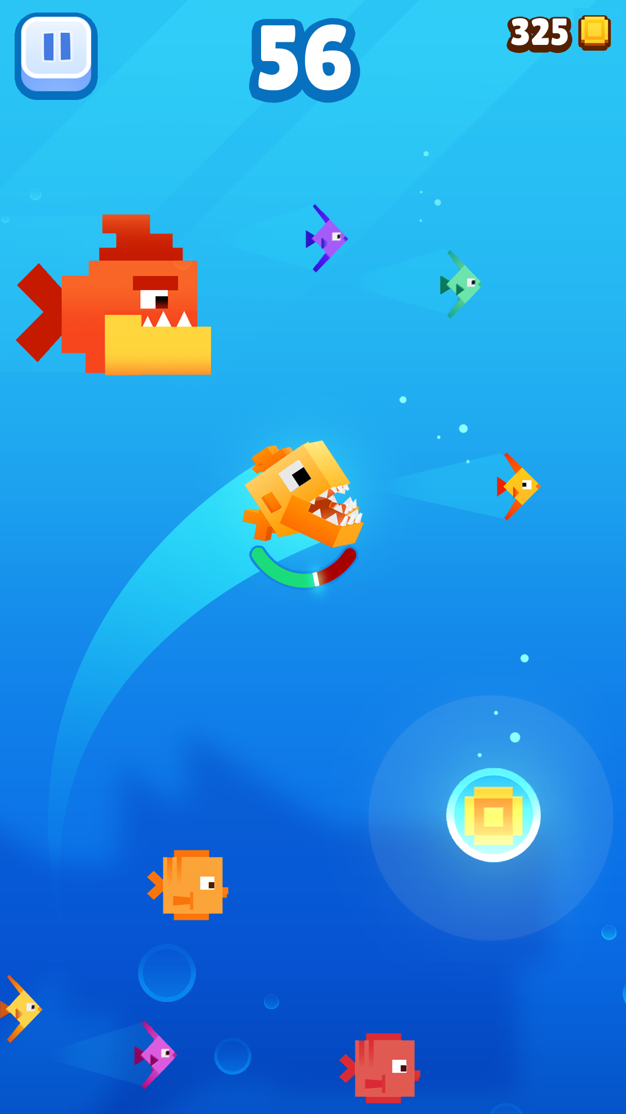 اسکرین شات 1 بازی Fishy Bits 2