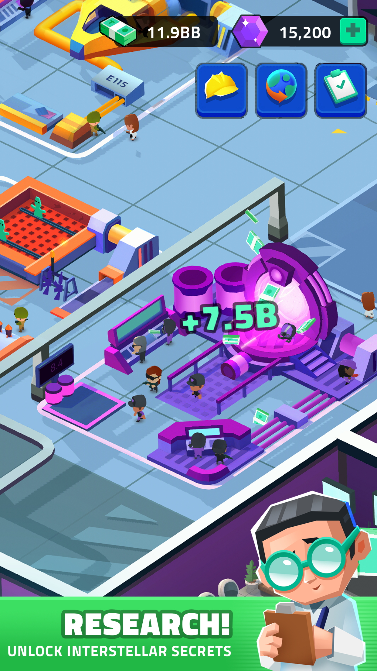 اسکرین شات 2 بازی Idle Area 51