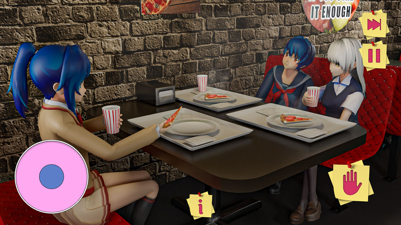 اسکرین شات 2 بازی High school anime girl 3D Life