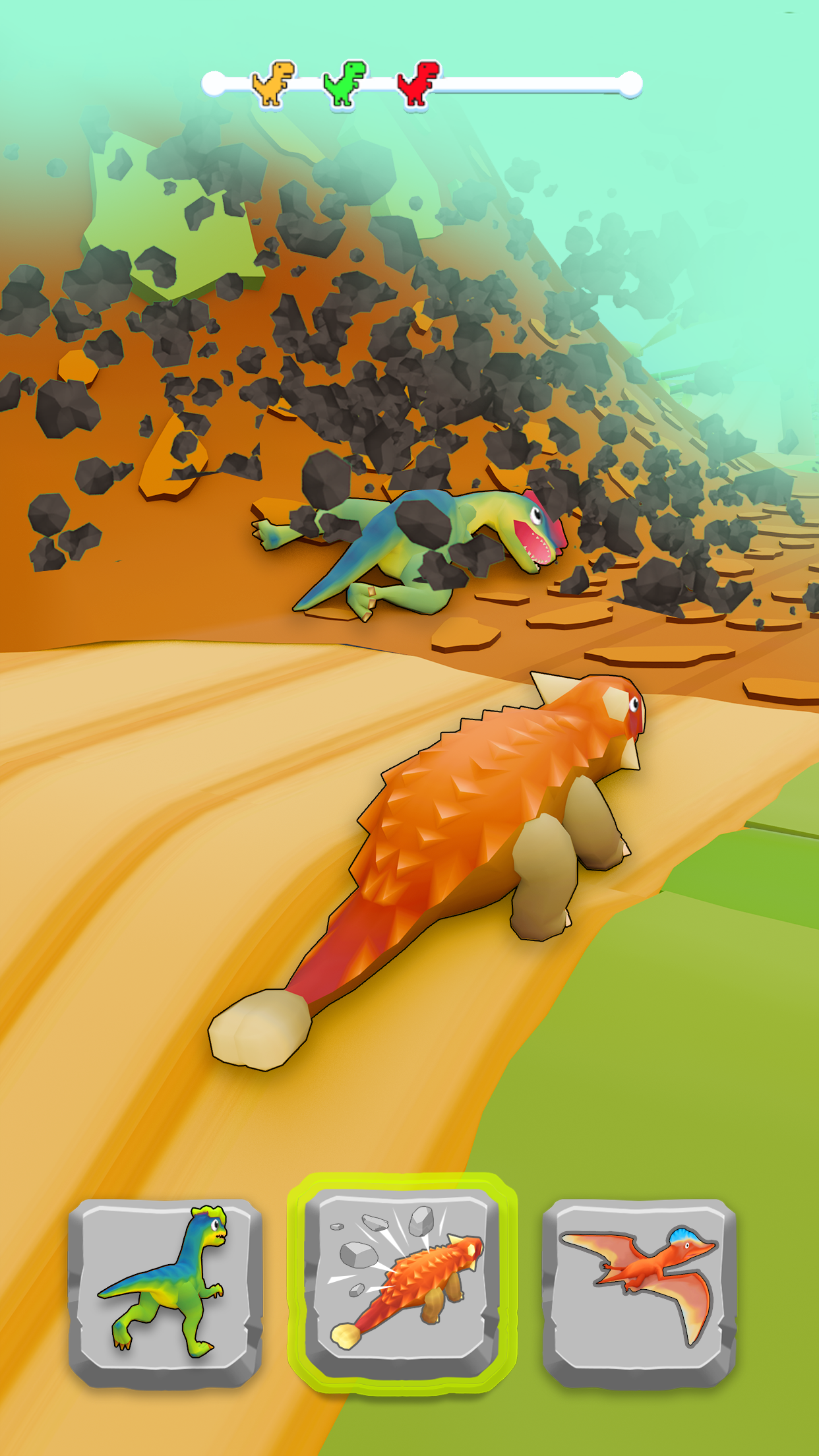 اسکرین شات 5 بازی Dino Shifting: Dinosaur Games