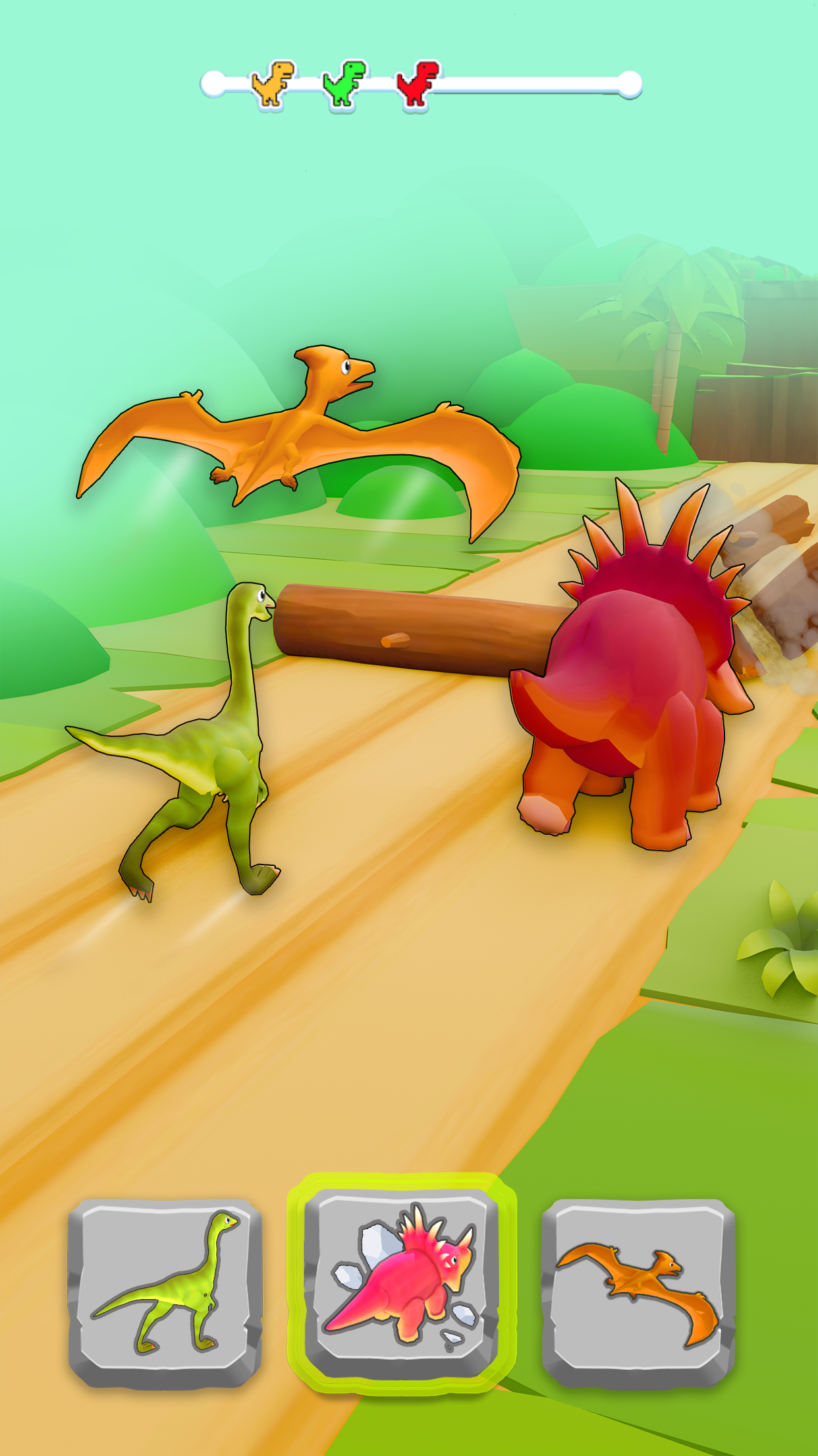 اسکرین شات 1 بازی Dino Shifting: Dinosaur Games