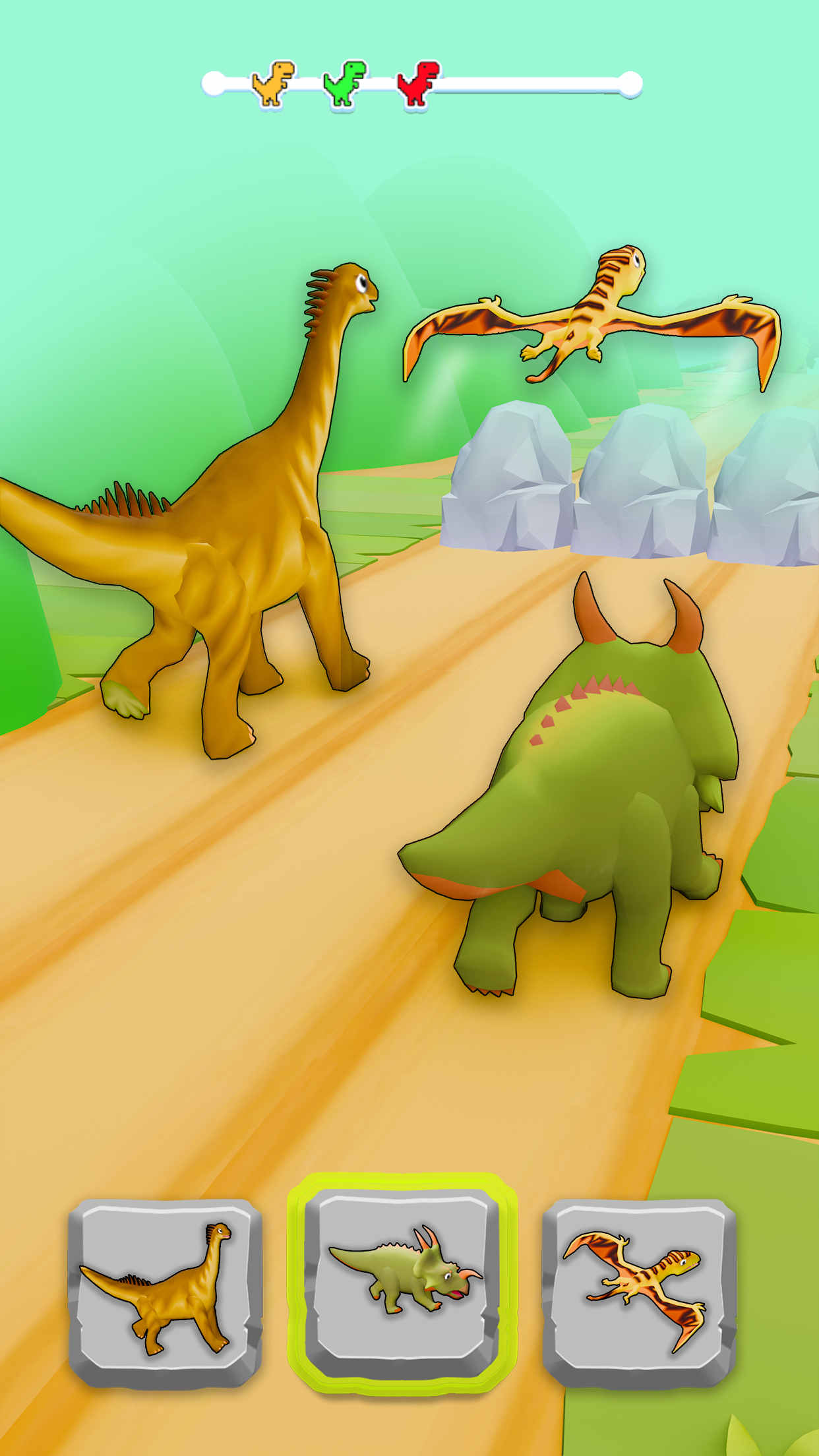 اسکرین شات 4 بازی Dino Shifting: Dinosaur Games