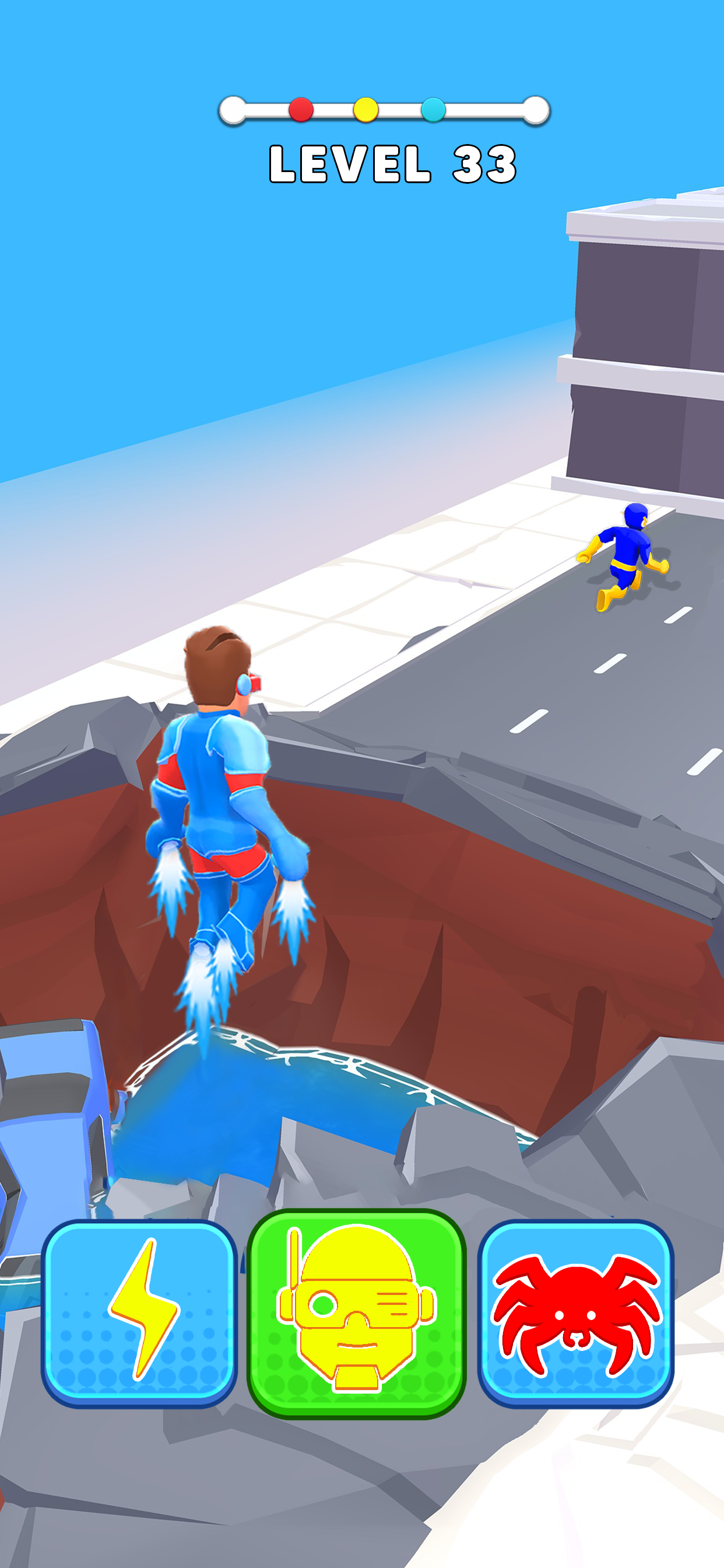 اسکرین شات 2 بازی Hero Transform: Superhero Game