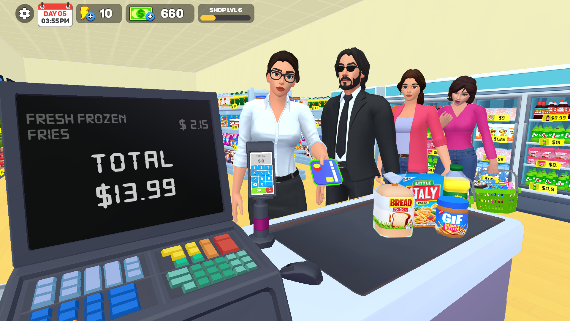 اسکرین شات 2 بازی My Supermarket Simulator 3D