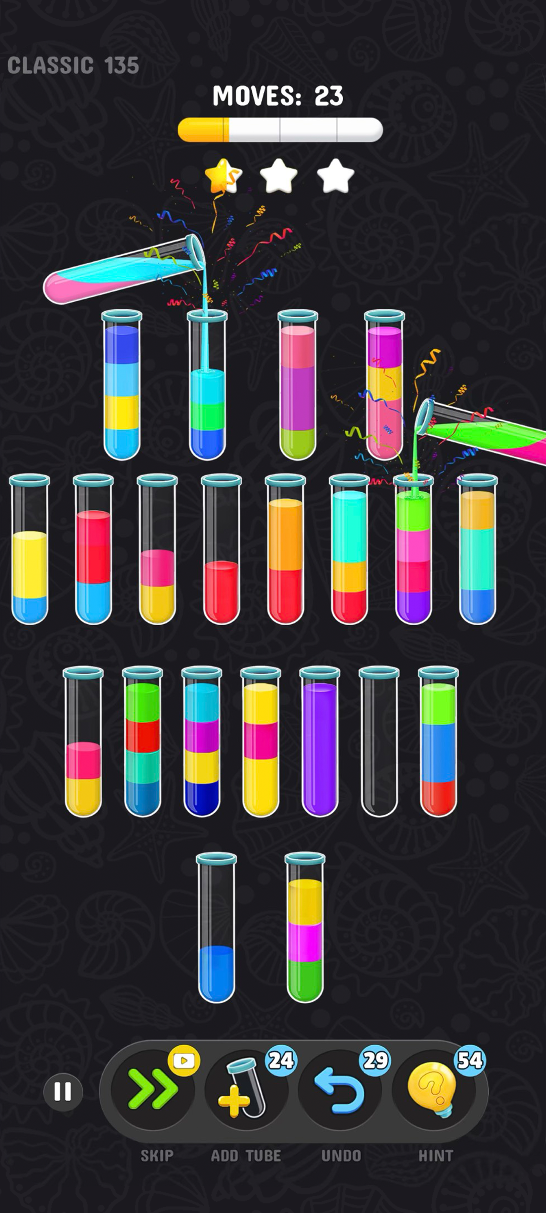 اسکرین شات 3 بازی Color Water Sort Puzzle Games