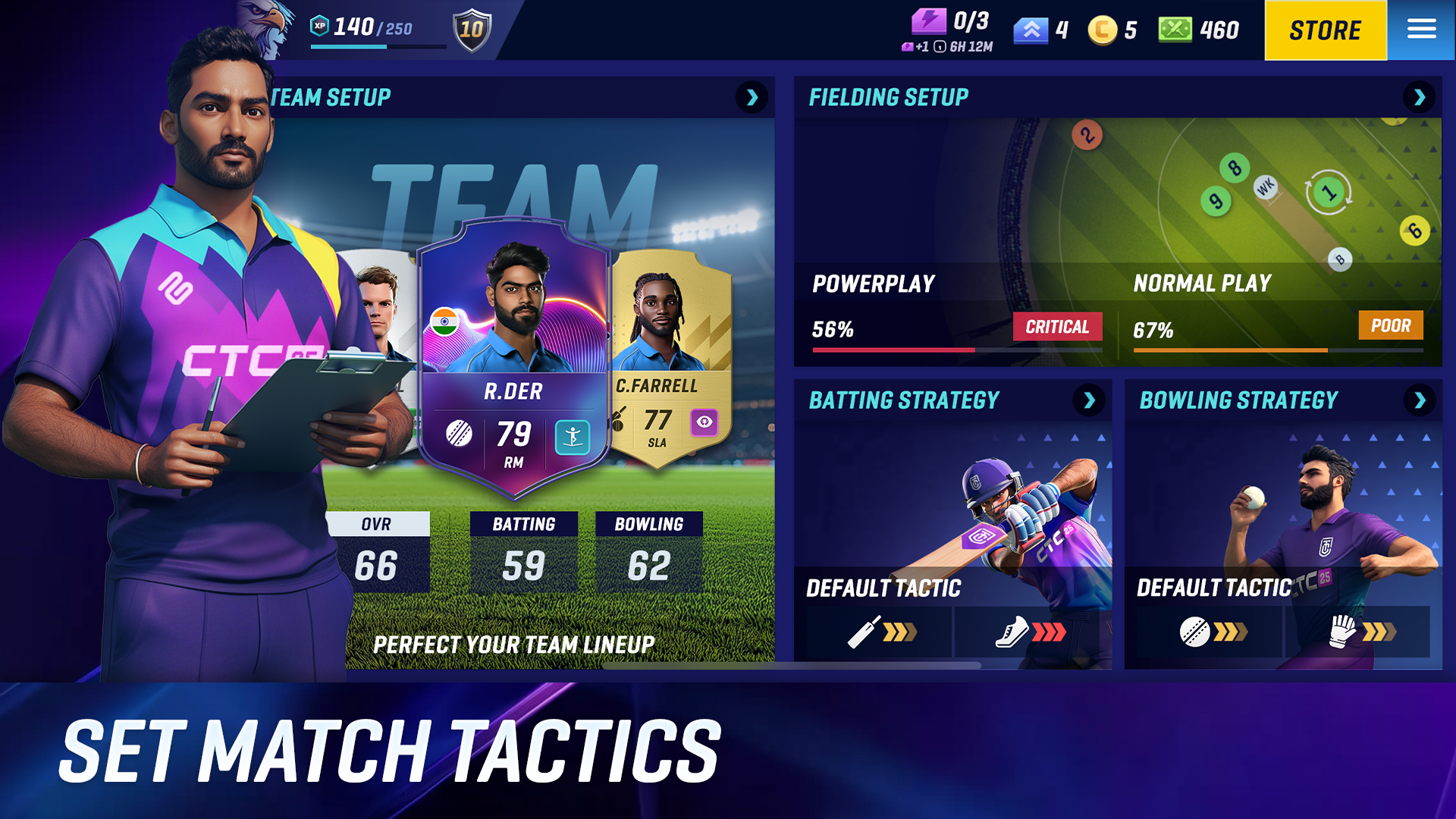 اسکرین شات 3 بازی Cricket Team Coach 25