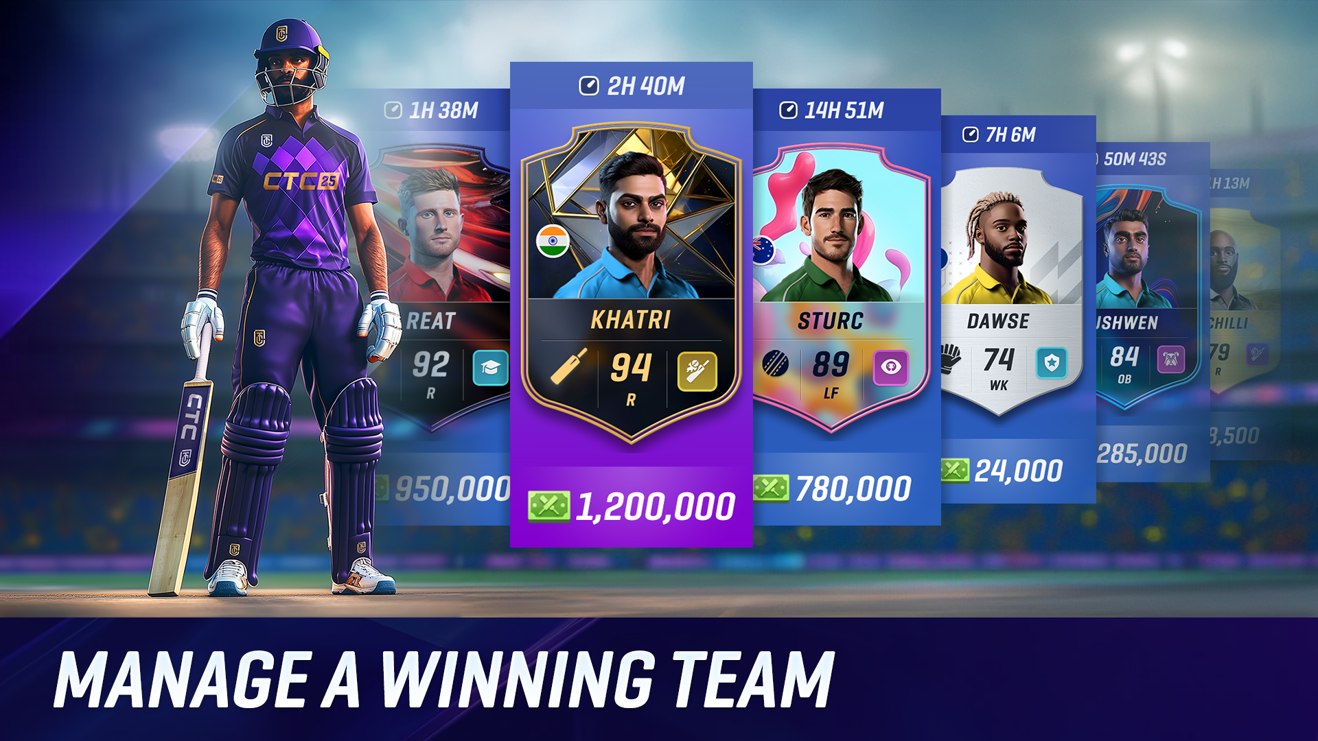 اسکرین شات 1 بازی Cricket Team Coach 25