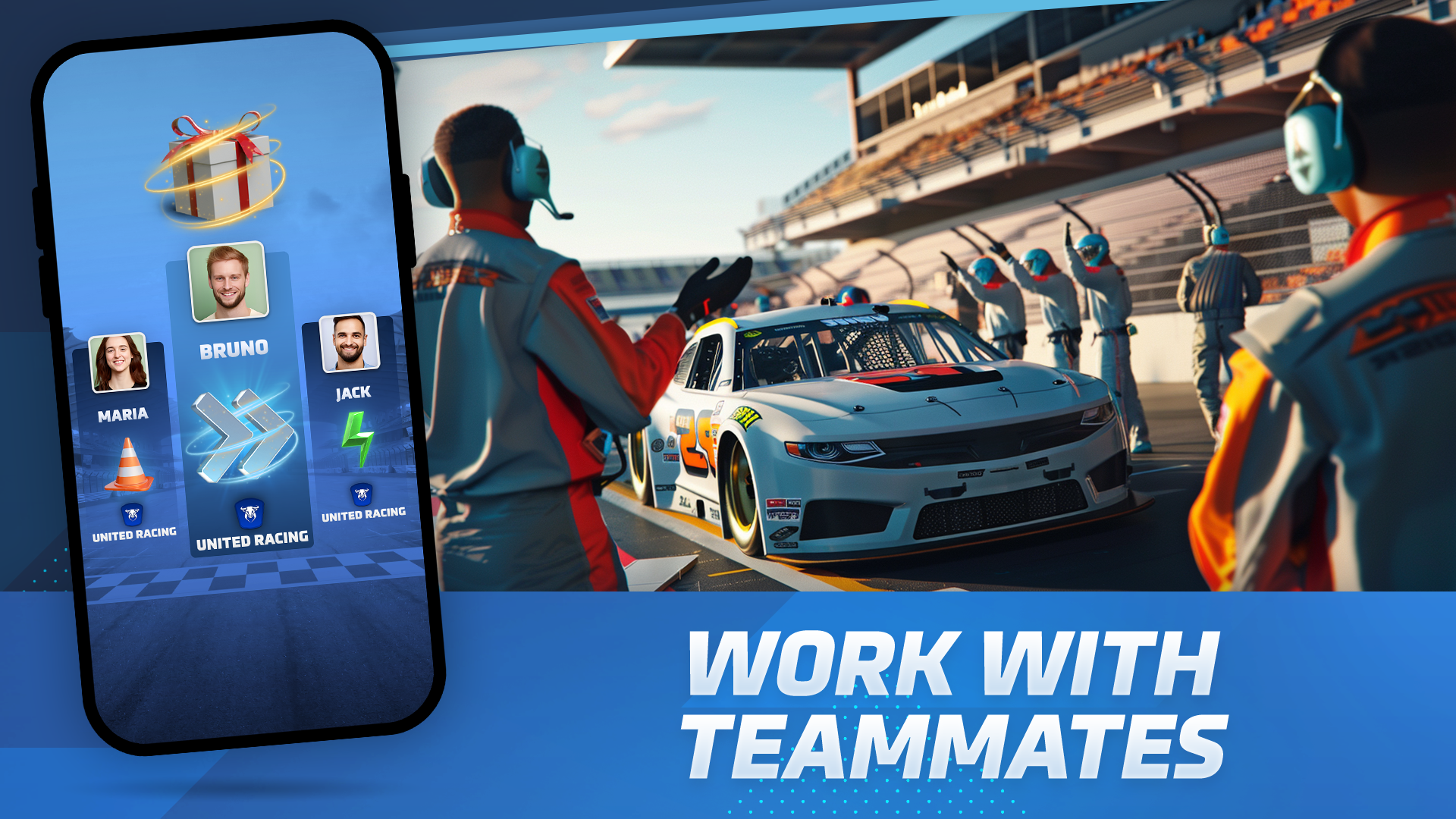اسکرین شات 4 بازی Racing Rivals: Stock Car Game
