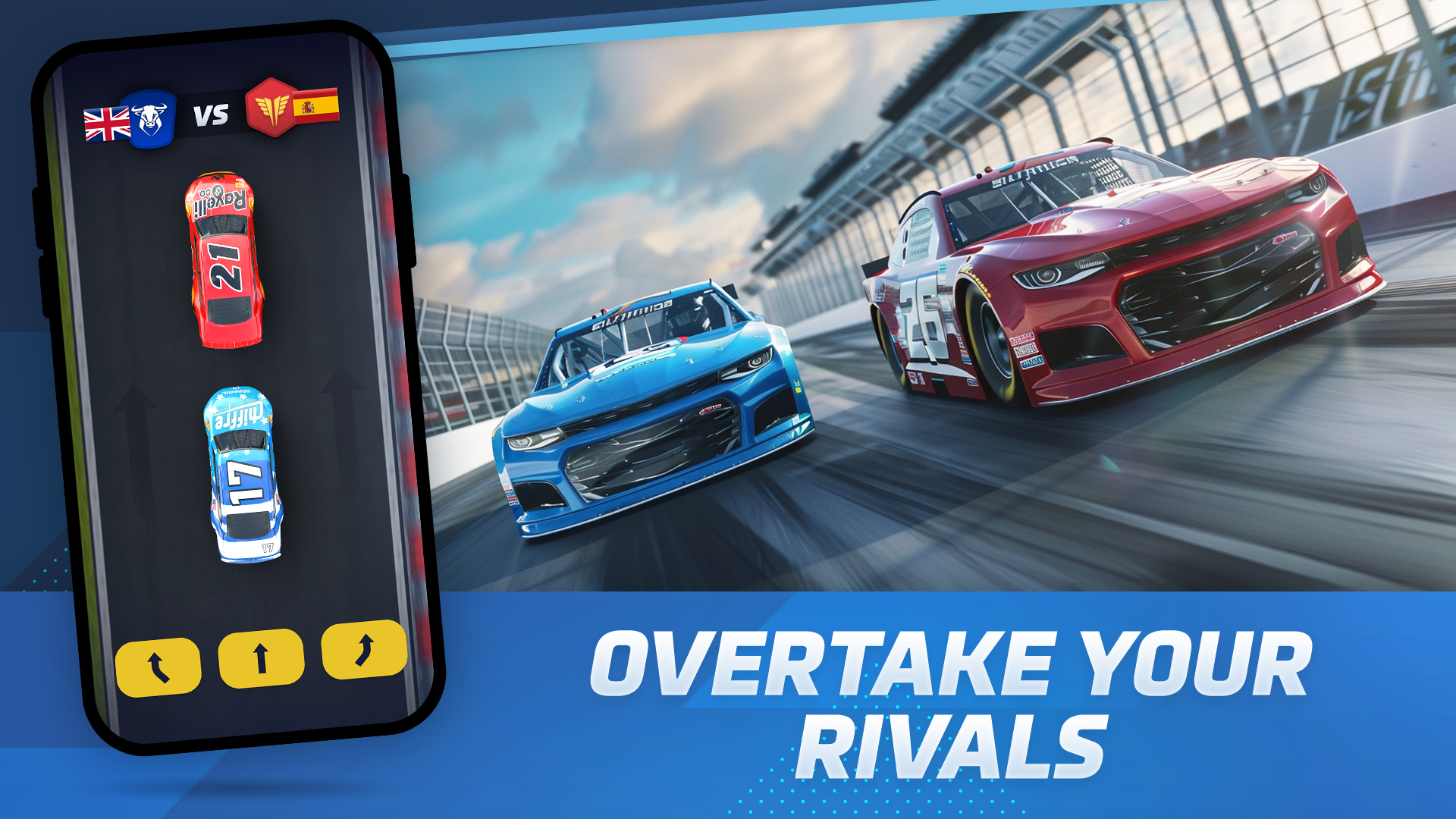 اسکرین شات 1 بازی Racing Rivals: Stock Car Game