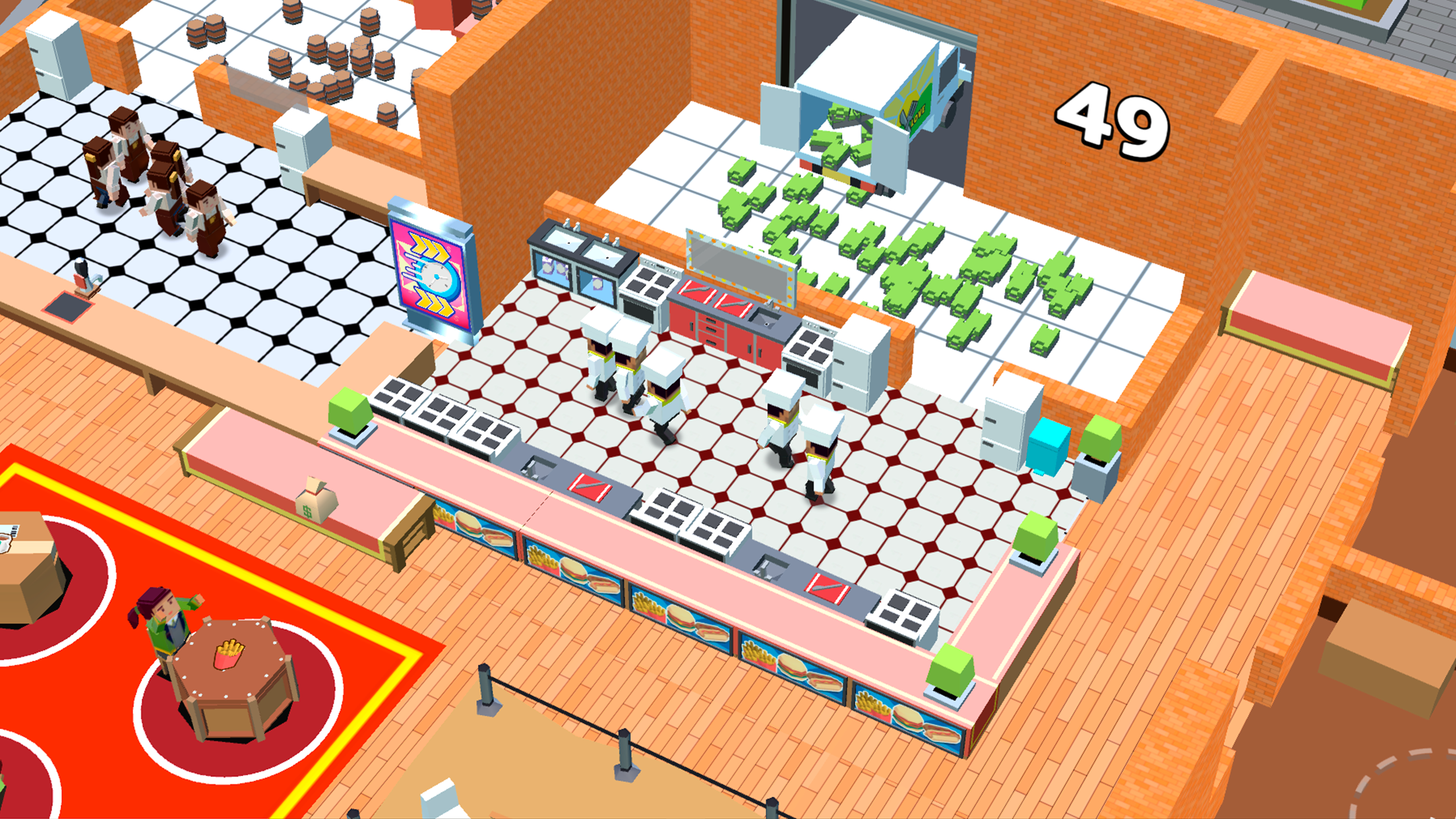 اسکرین شات 6 بازی Idle Diner! Tap Tycoon
