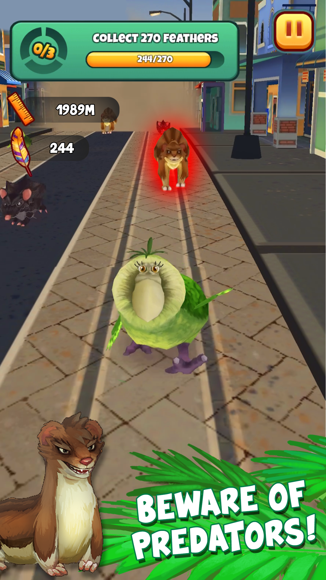 اسکرین شات 2 بازی Kakapo Run: Animal Rescue Game