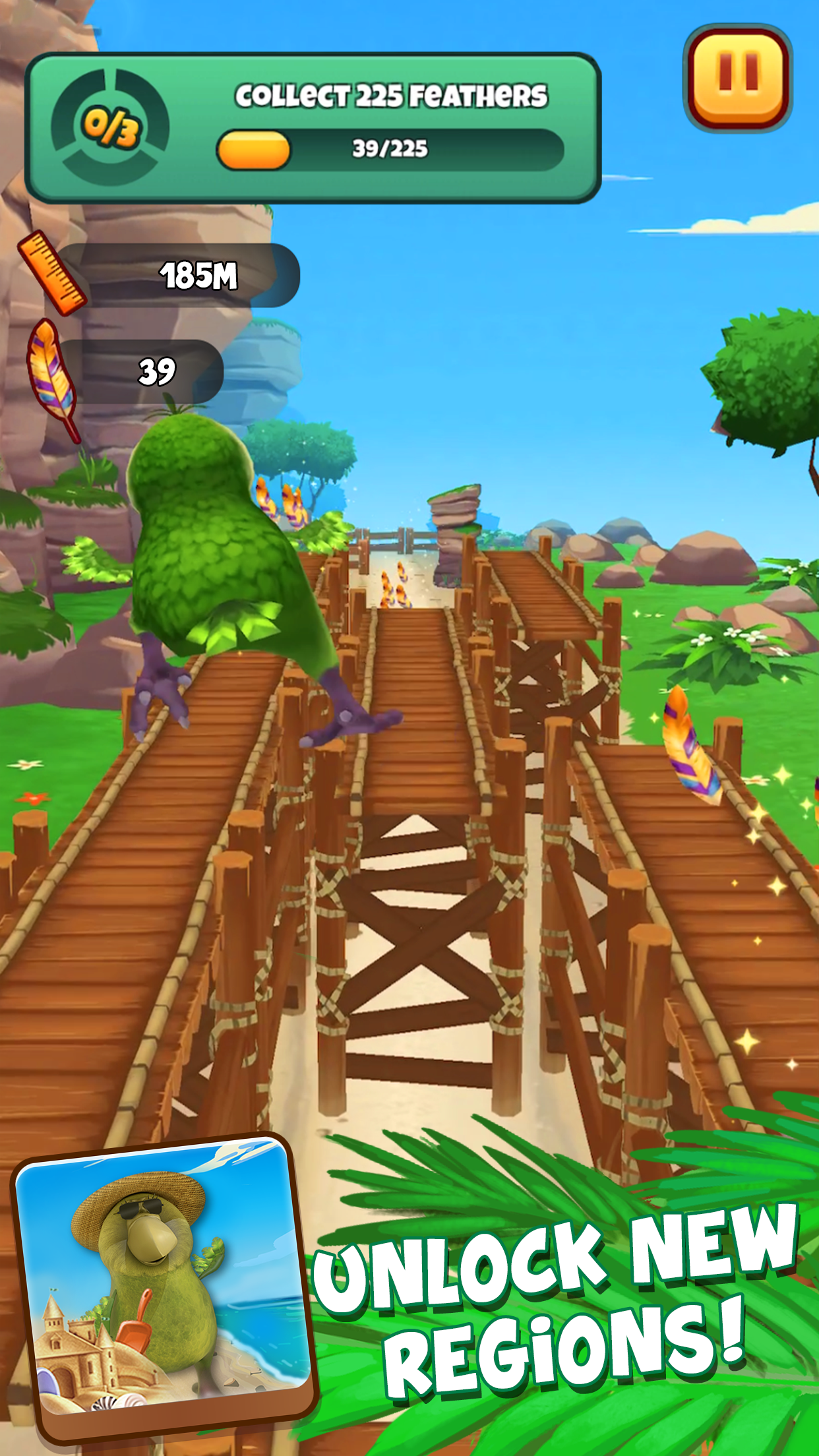 اسکرین شات 6 بازی Kakapo Run: Animal Rescue Game